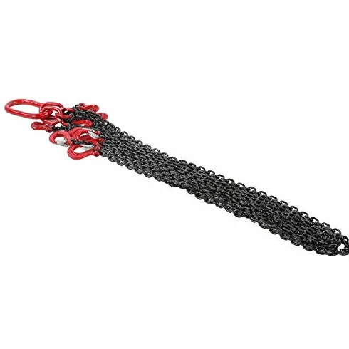 Cadena G80 6 mm x 2 m 4 hebras Acero aleado
