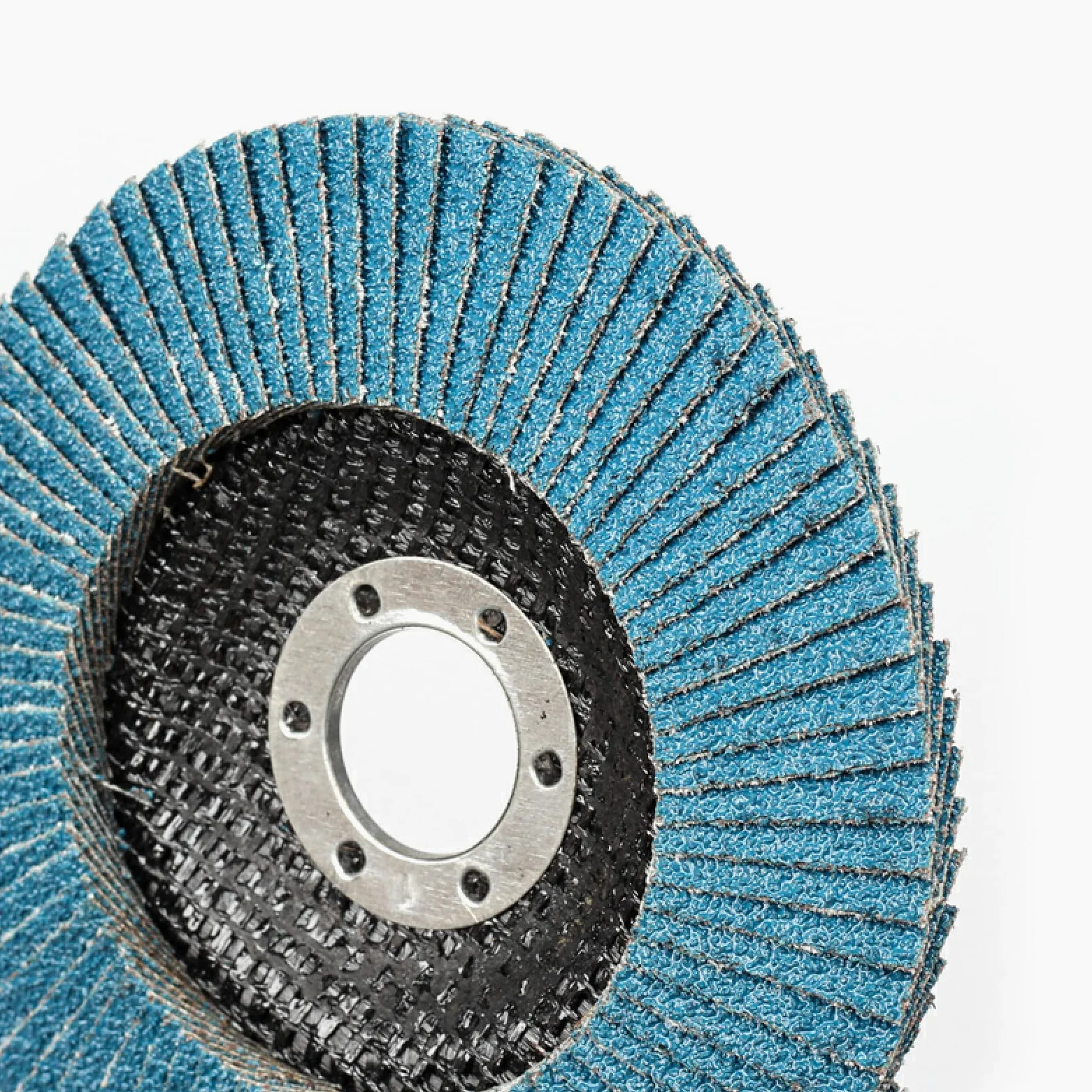 Abrasivo Flap Rueda de Lijado Pulido, Discos de lijado for amoladora angular de 10 piezas de 115/125 mm, hojas de muela abrasiva de grano 40/60/80/120 for acero inoxidable y hierro, 125 mm, grano 80,