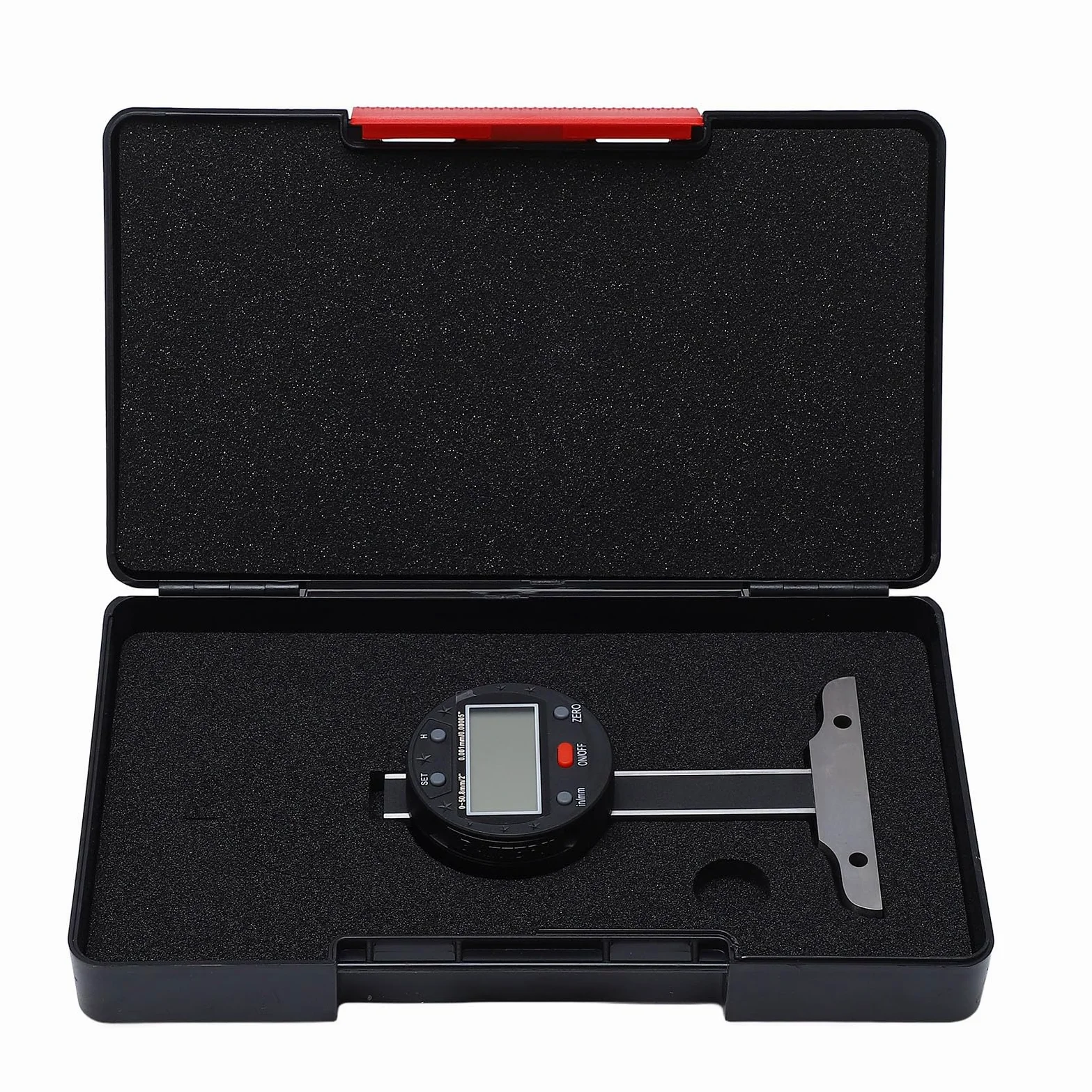 Medidor de Profundidad Digital de Alta Precisión con Pantalla LCD Puerto USB para Profesionales Acero de Aleación Acero Inoxidable 1 Pieza