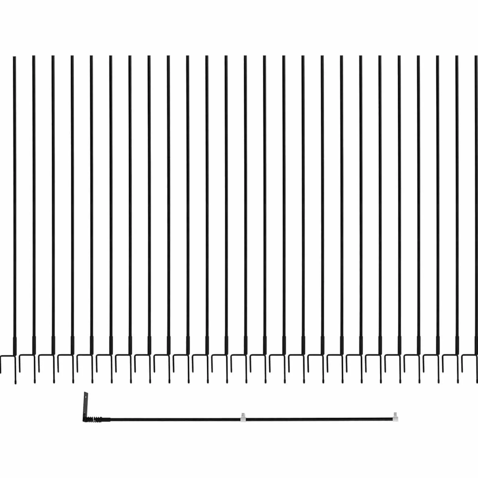WIE-CN-500 - Valla de pollo (altura 125 cm, longitud 50 m, sin electricidad)