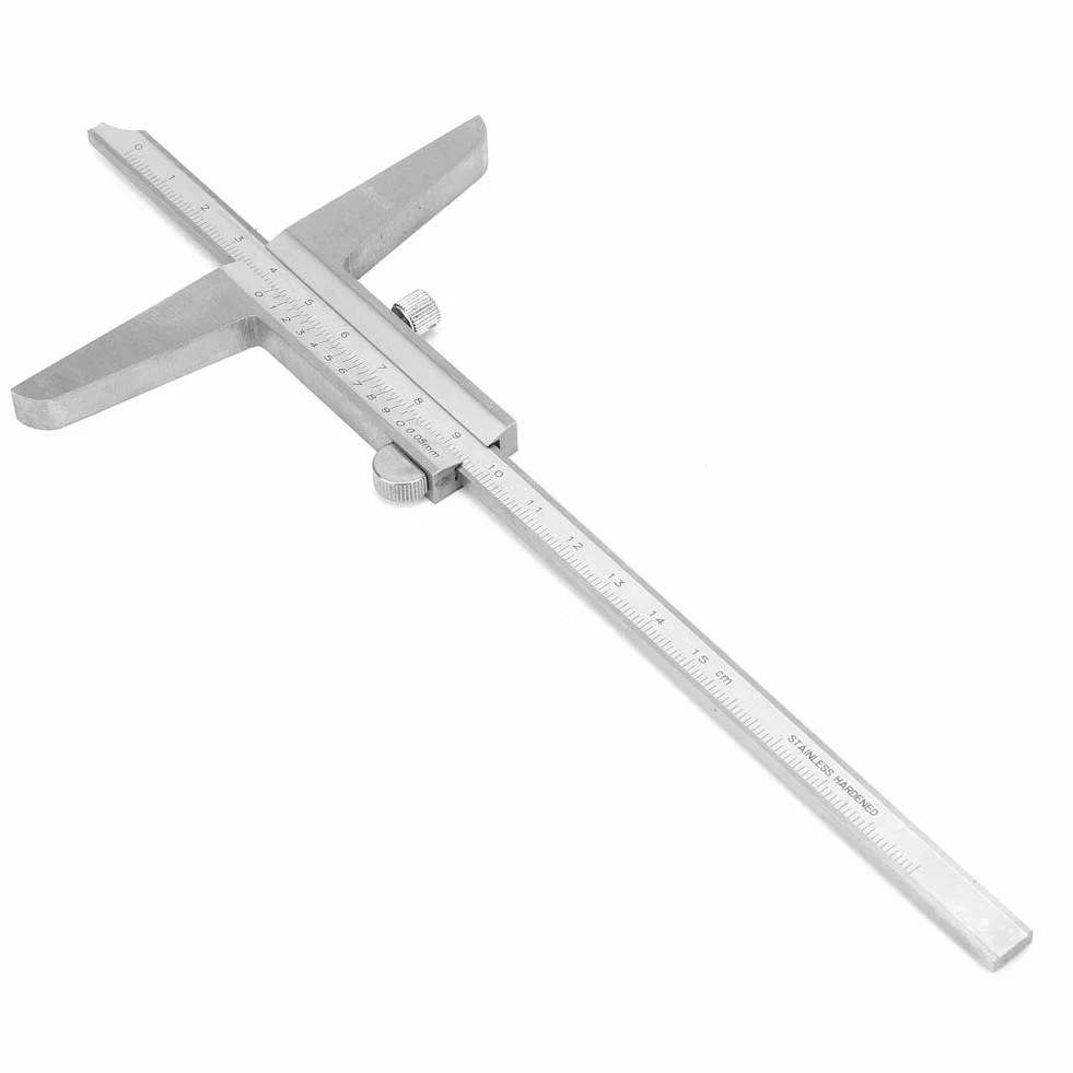Medidor Profundidad Acero Inoxidable 0-150 mm Calibrador Profesional
