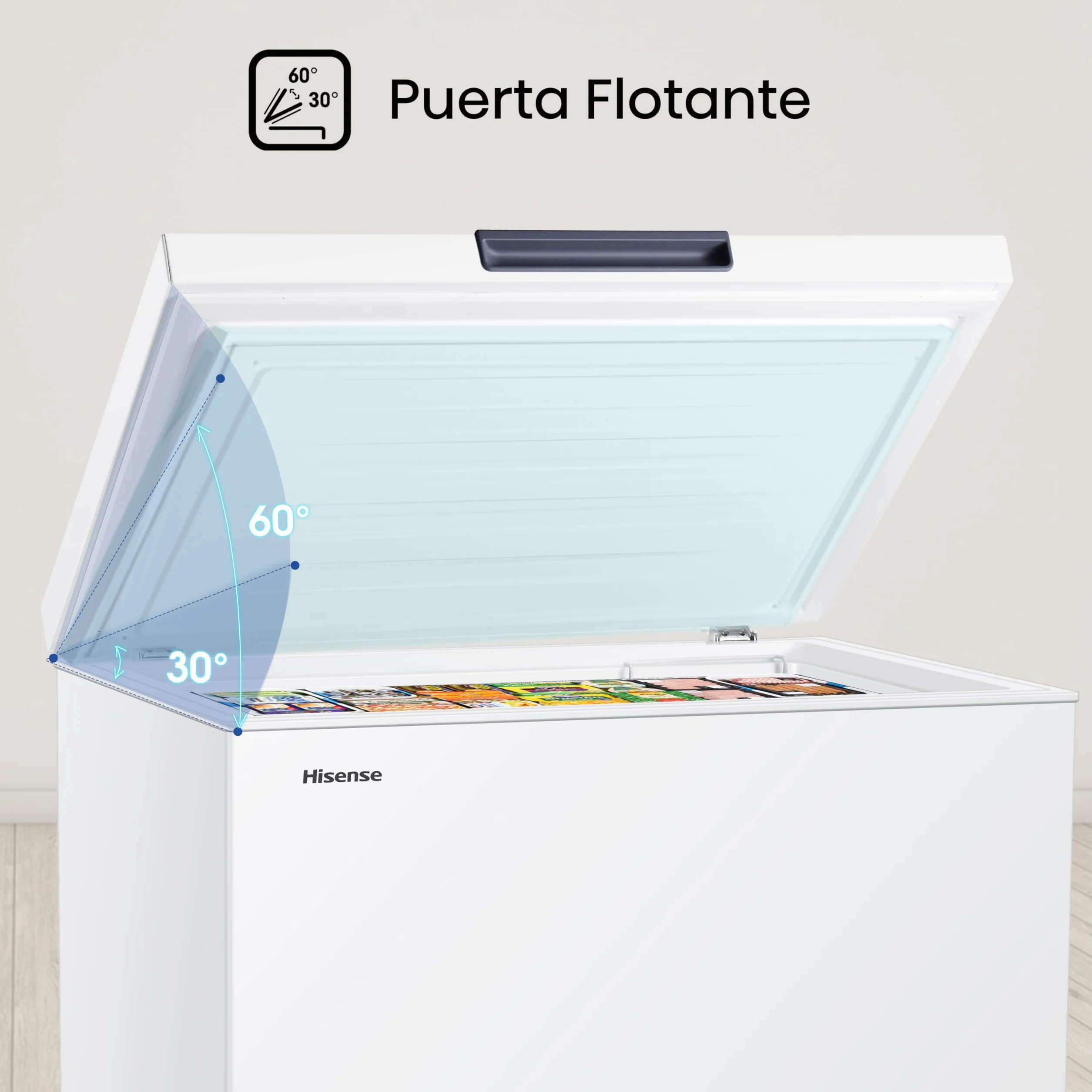 Hisense FT184D4AWYE Arcón Congelador Horizontal 142 L Blanco 40 dBA