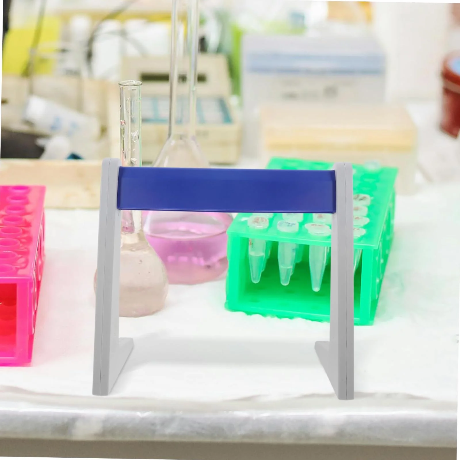 Soporte De Pipetas De Laboratorio De Plástico Organizador 3/4/5/6 Huecos Estación Trabajo