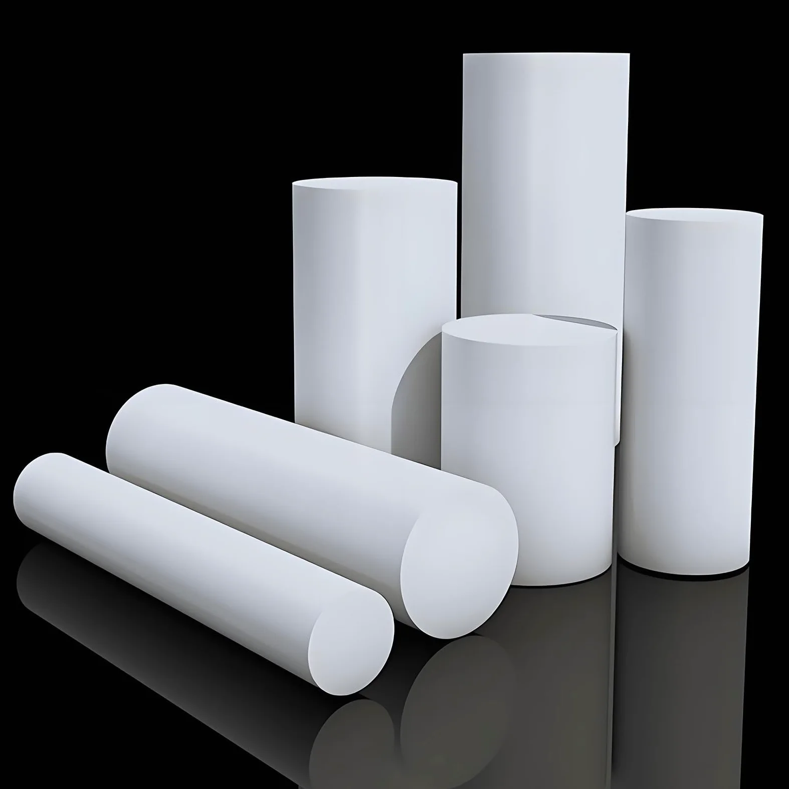Varilla de PTFE | 80-90 mm de diámetro 20-50 cm de longitud for ingeniería industrial(80mm x 0.5m)