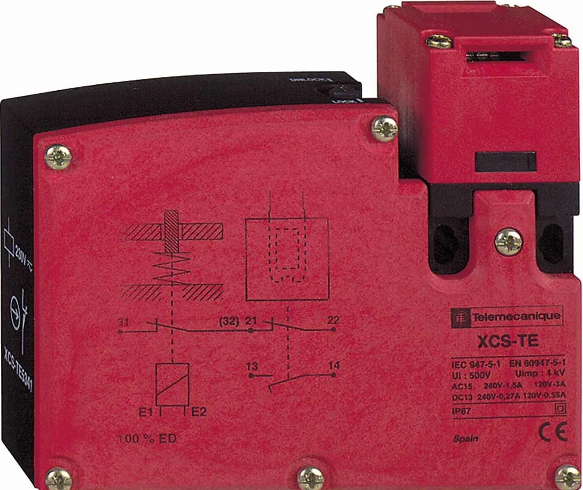 Schneider Electric XCSTE5311 Dispositivo Seguro, Plástico Enclavamiento