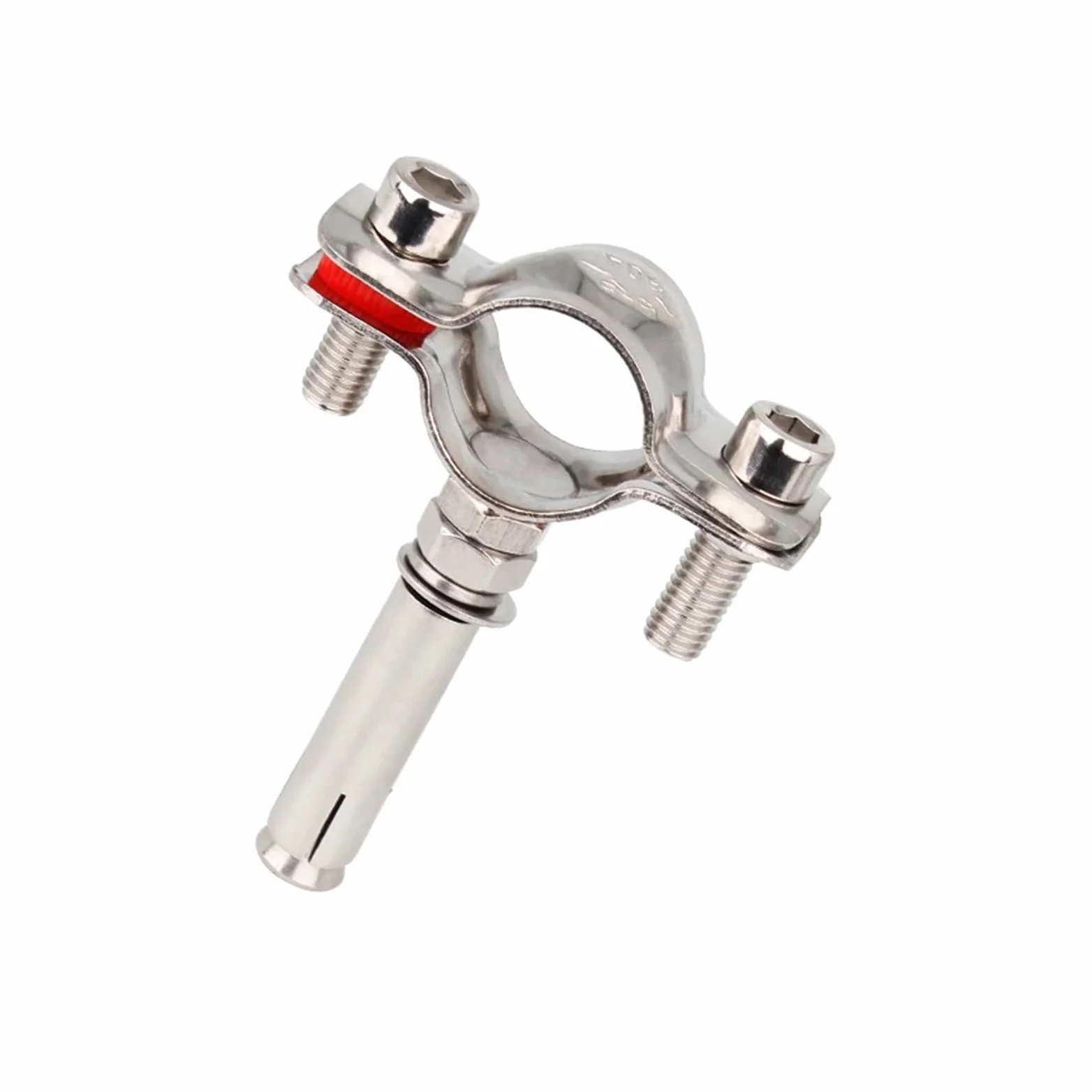 1 pieza de 15-159 mm, tornillo de expansión de aro de tuerca de acero inoxidable 304, abrazadera de manguera redonda, abrazadera de tubo de suspensión, accesorio de tubería, sujetador PPR/PVC(150-159m