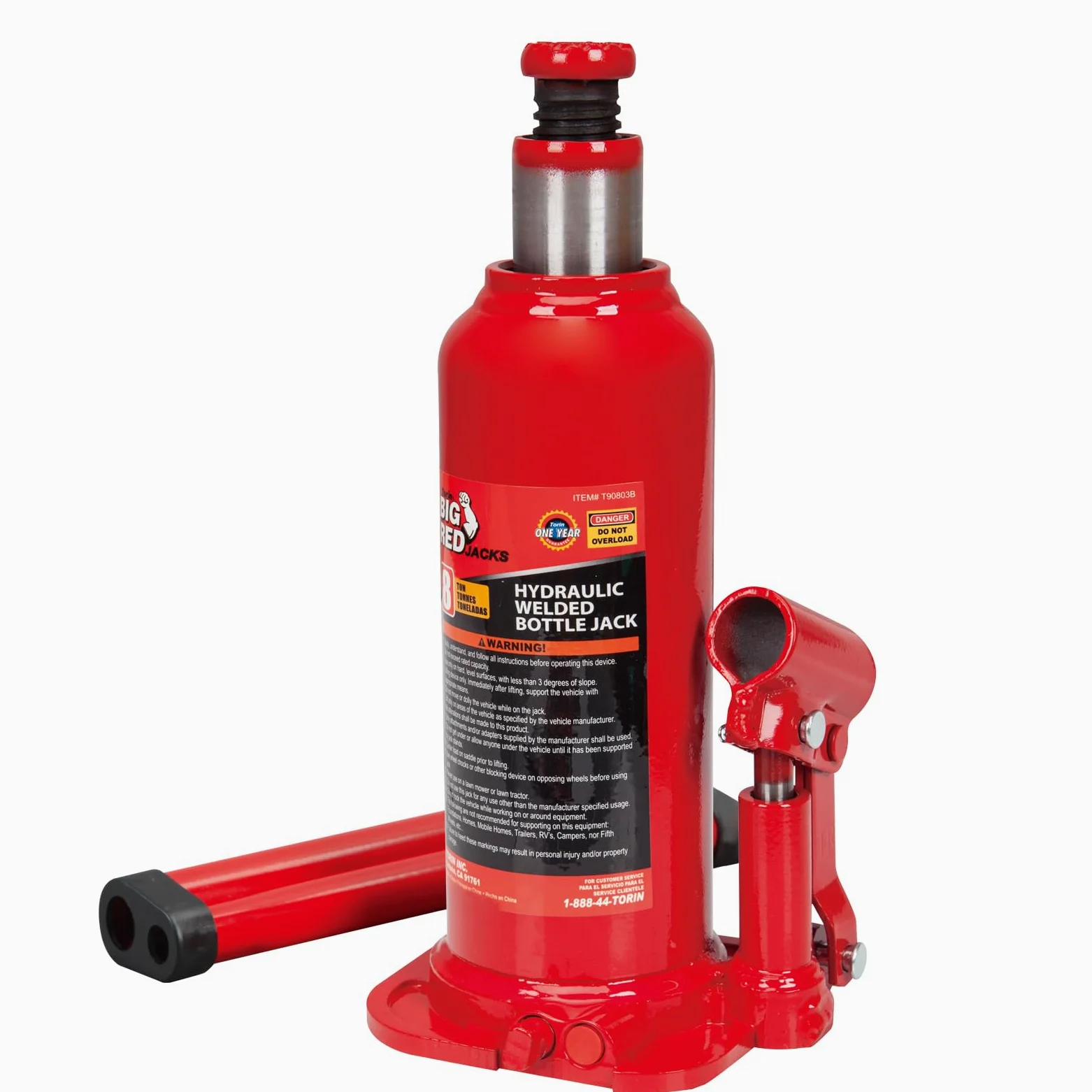 Torin Big Red hidráulico Botella Jack – 50 Toneladas