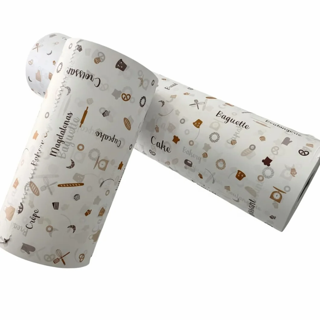 Bobina Papel Panadería Dibujo Impreso 31 cm 4 kg