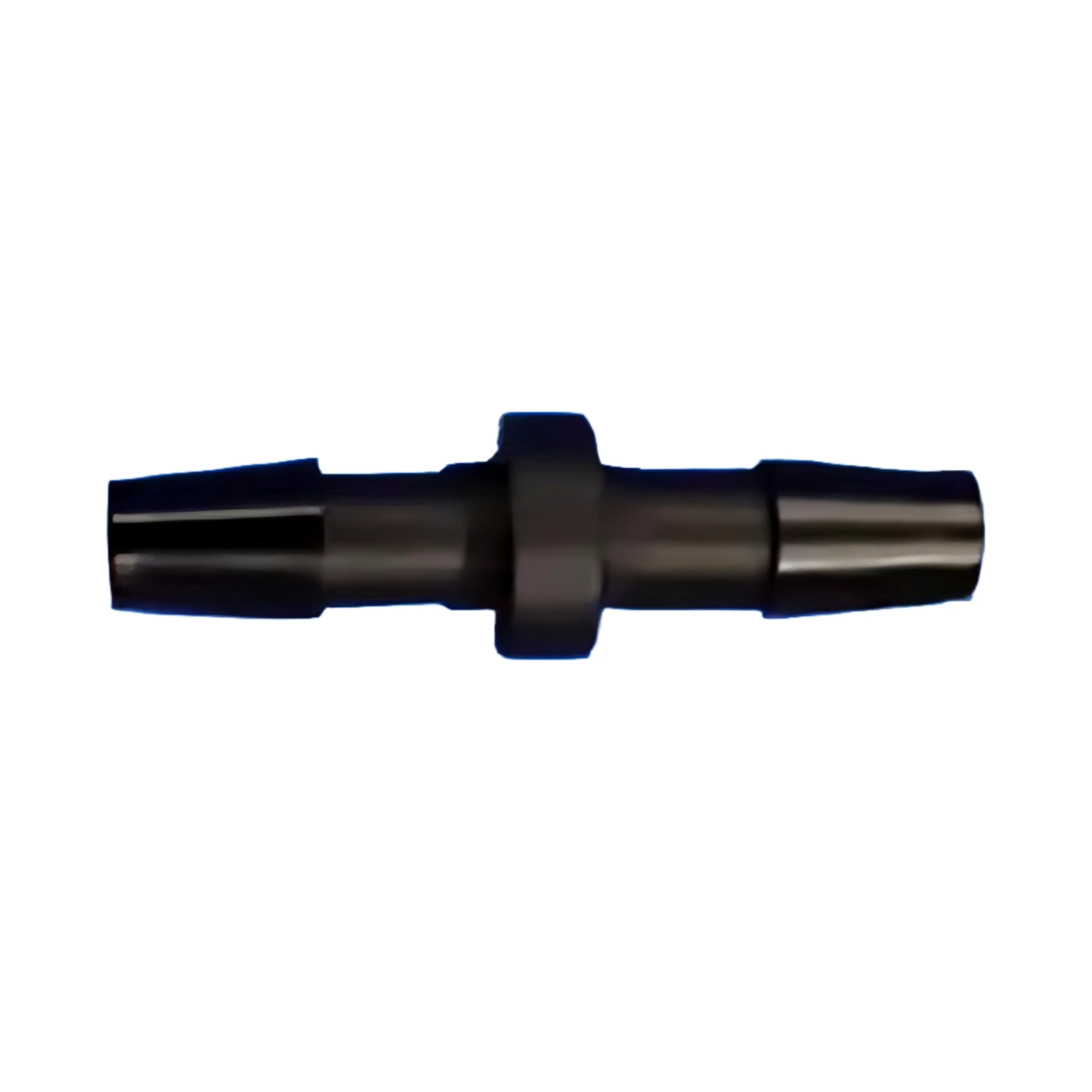Conectores de conexión de púas for manguera de plástico reutilizable de PP transparente, paquete de 50 for maquinaria de laboratorio y alimentos(4mm 5/32inch Black)