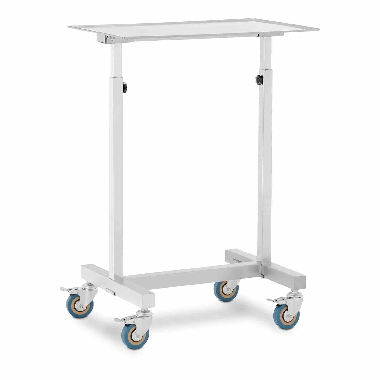 Steinberg Systems SBS-LF-151 - Mesa de instrumentos móvil (600 x 400 mm, altura regulable, 2 3 carritos de instrumentos, altura regulable, acero inoxidable)