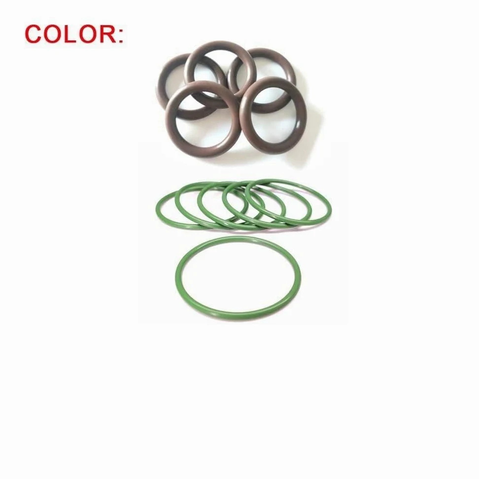 Juntas de Anillo FKM CS 4mm OD 12mm ~ 480mm arandela de Junta tórica de Caucho de flúor Resistencia al envejecimiento del Aceite abrasión ozono Combustible Sello químico(30x22x4mm 5pcs)