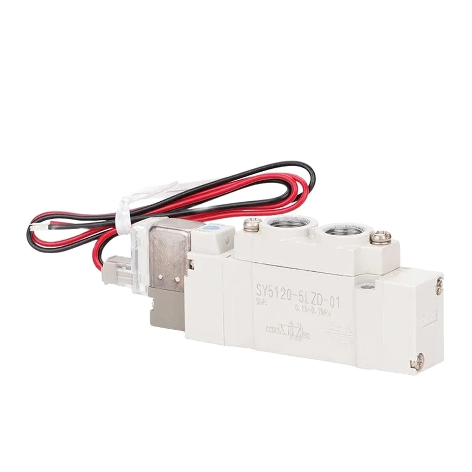 Electroválvula doble de 2 vías SY5220 C8 electroválvula neumática eléctrica (SY5220-6LS-C8)