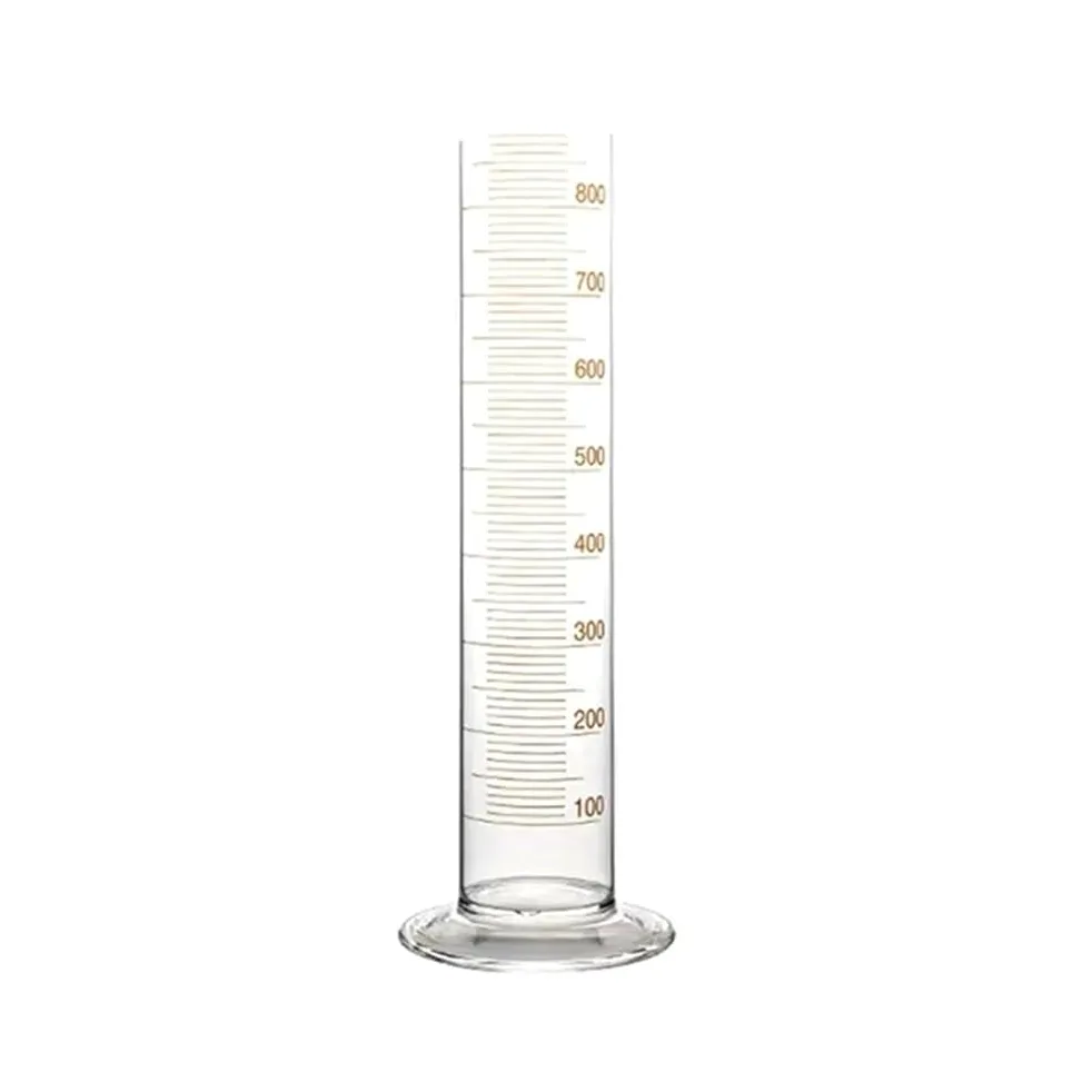 Instrumentos y Equipos de Laboratorio Cilindro de vidrio de 1000 ml con boquilla graduada de 1 litro