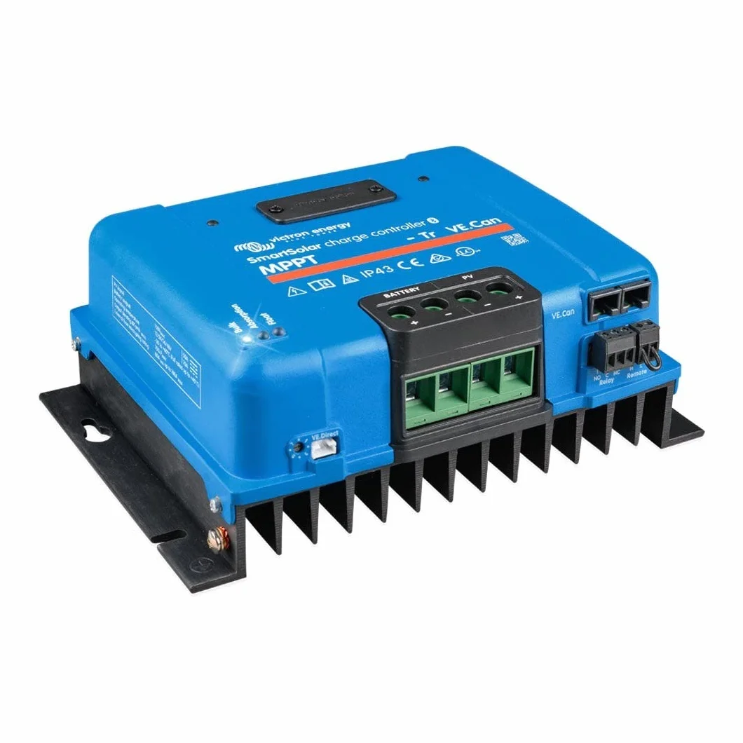 Victron Energy SmartSolar MPPT Tr VE.Can 250V 85 amperios 12/24/36/48-Voltios Controlador de Carga Solar (Bluetooth)