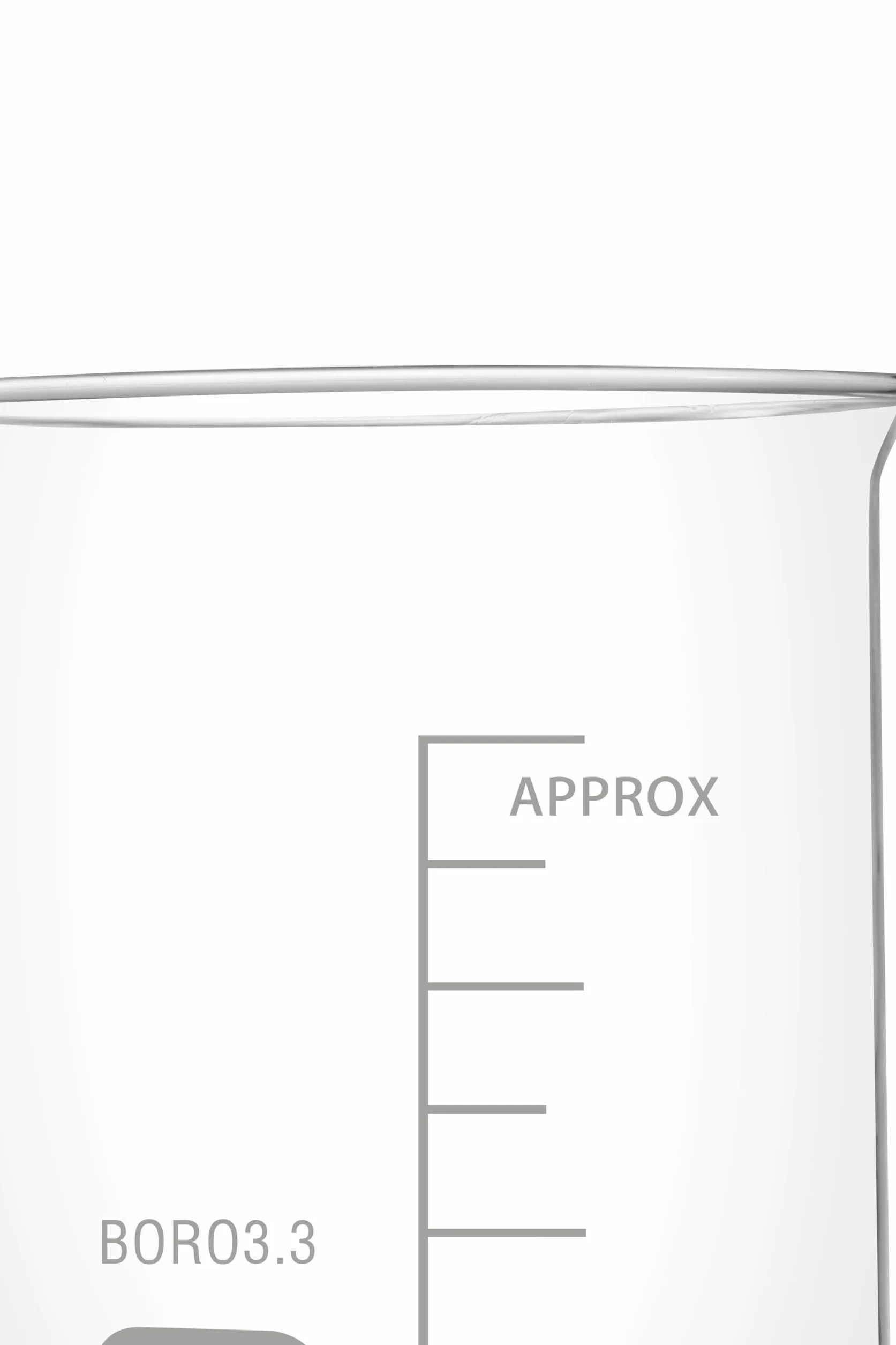 Vaso de Medición de Vidrio Borosilicato 3.3 - Resistente al Calor, Graduado para Laboratorio y Cocina, 50ml 100ml 250ml(500+1000ml)