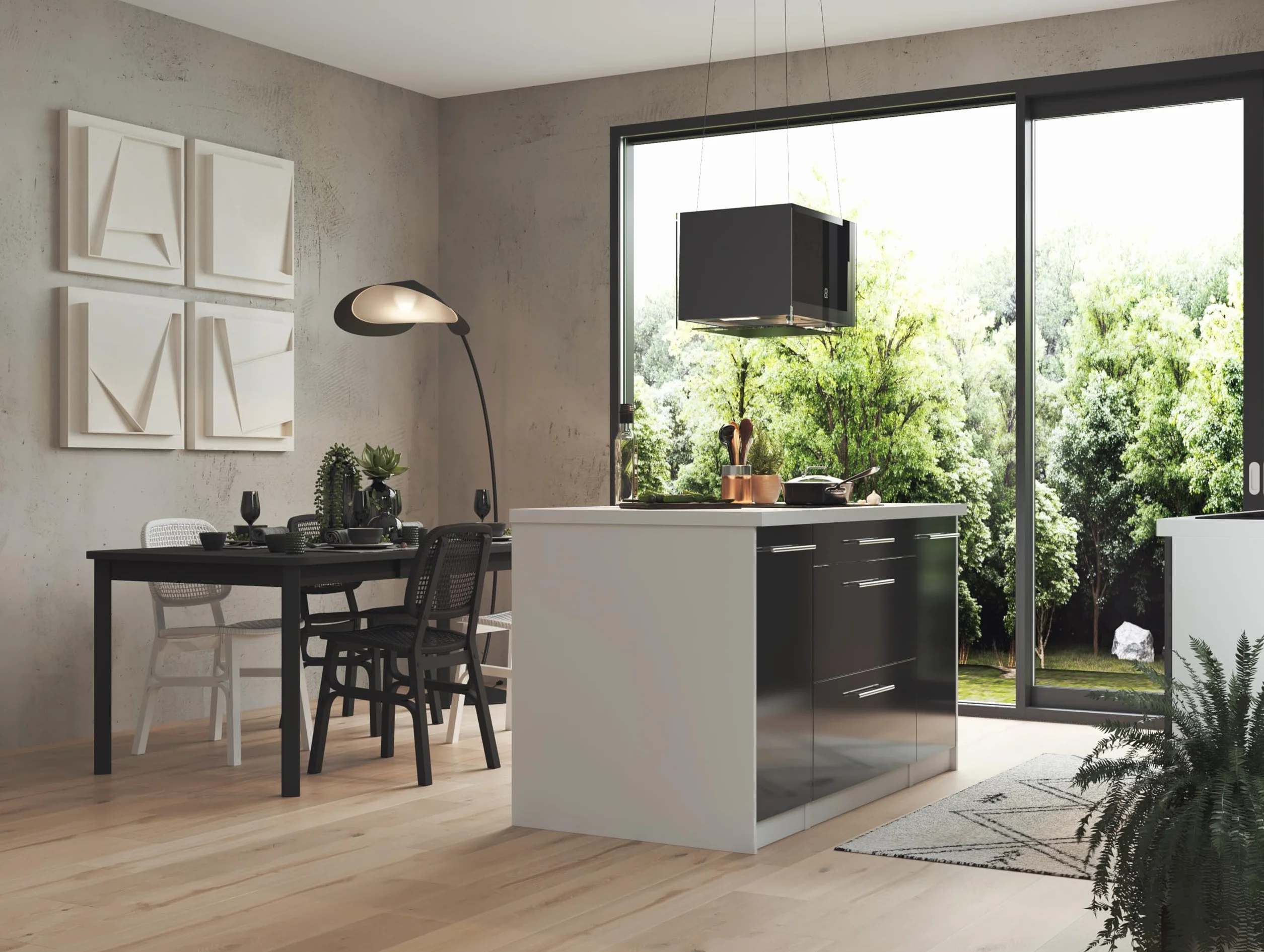 Respekta CH11050IS Inselhaube 50 cm 495 m³/h TouchControl Umluftbetrieb