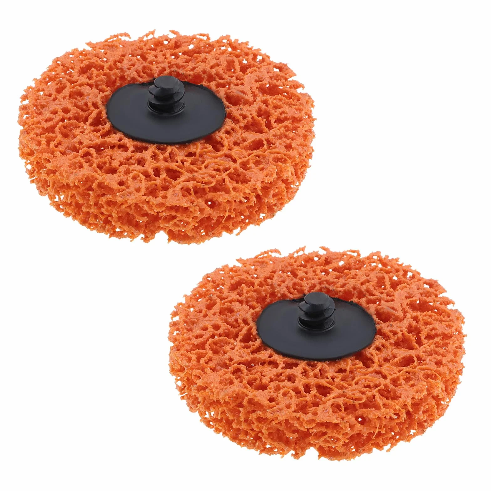 2 Piezas Discos de Decapado de 75 Mm X 15 Mm Velocidad Máxima de 12 000 RPM Rueda de Eliminación Color Naranja