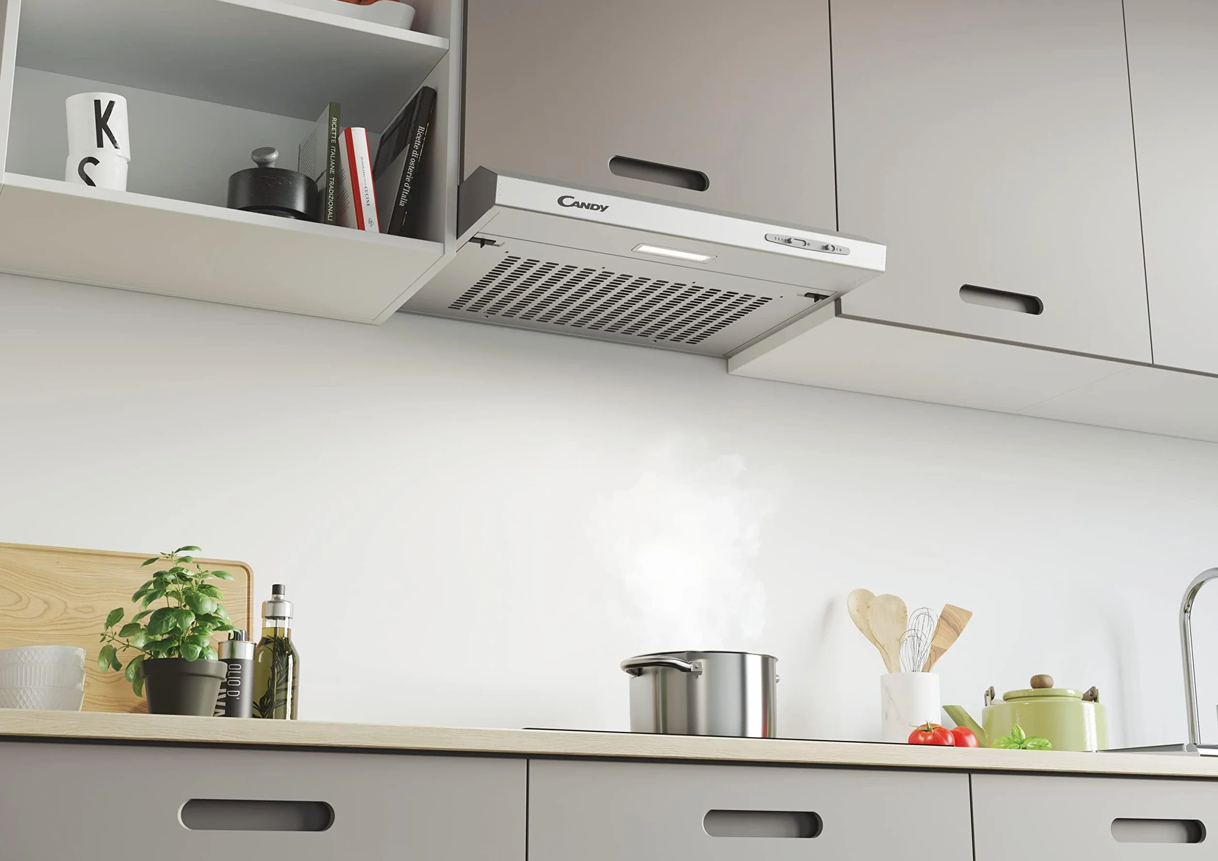 Candy CFT610/5S Campana 60 cm 208 m³/h LED 87.5 W Silver