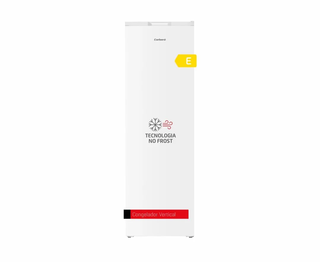 Corberó Congelador Vertical No Frost Inverter 204L 171.5 cm Blanco