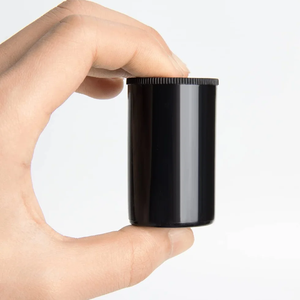 LanYing Botes de Película de Plástico 35 mm Contenedores con Tapas Almacenamiento Pequeño Negro