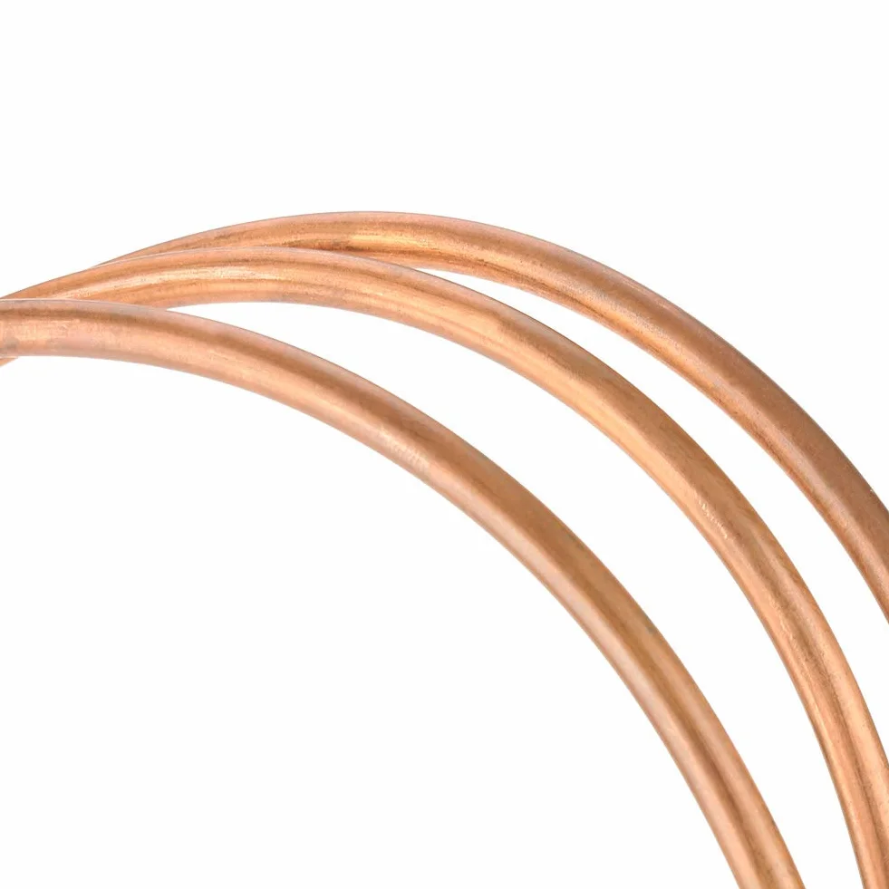 Tubo De Cobre Flexible 2 M T2 Refrigeración OD 6 MM ID 4 MM
