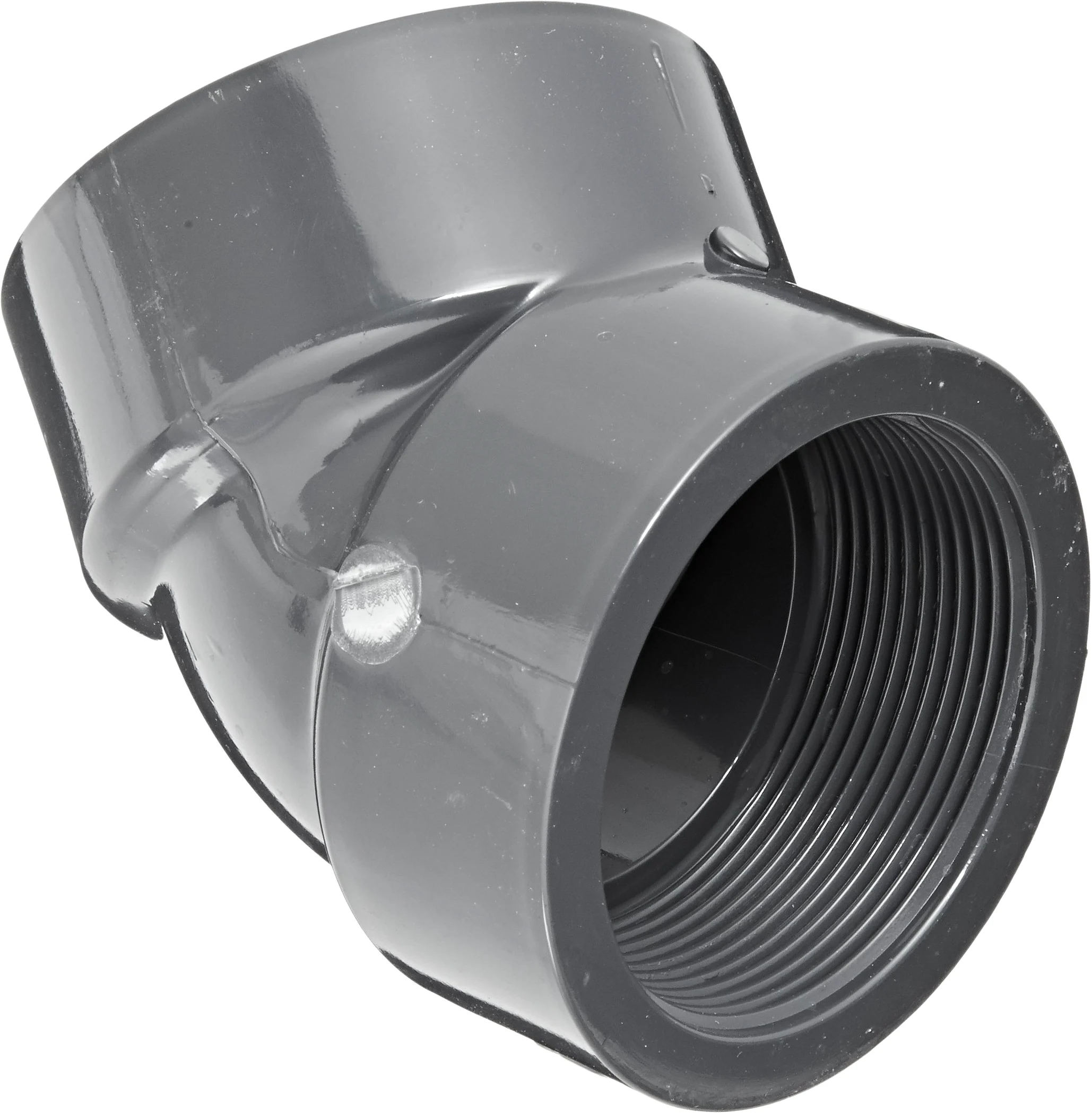 Spears 819 Series - Tubo de PVC (codo de 45 grados, horario 80, NPT hembra), 1/2", 1