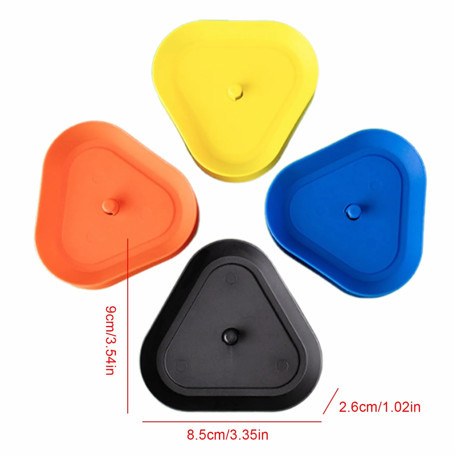 Soporte Triangular para Tarjetas 4 Piezas - Bandeja de Póker Estable