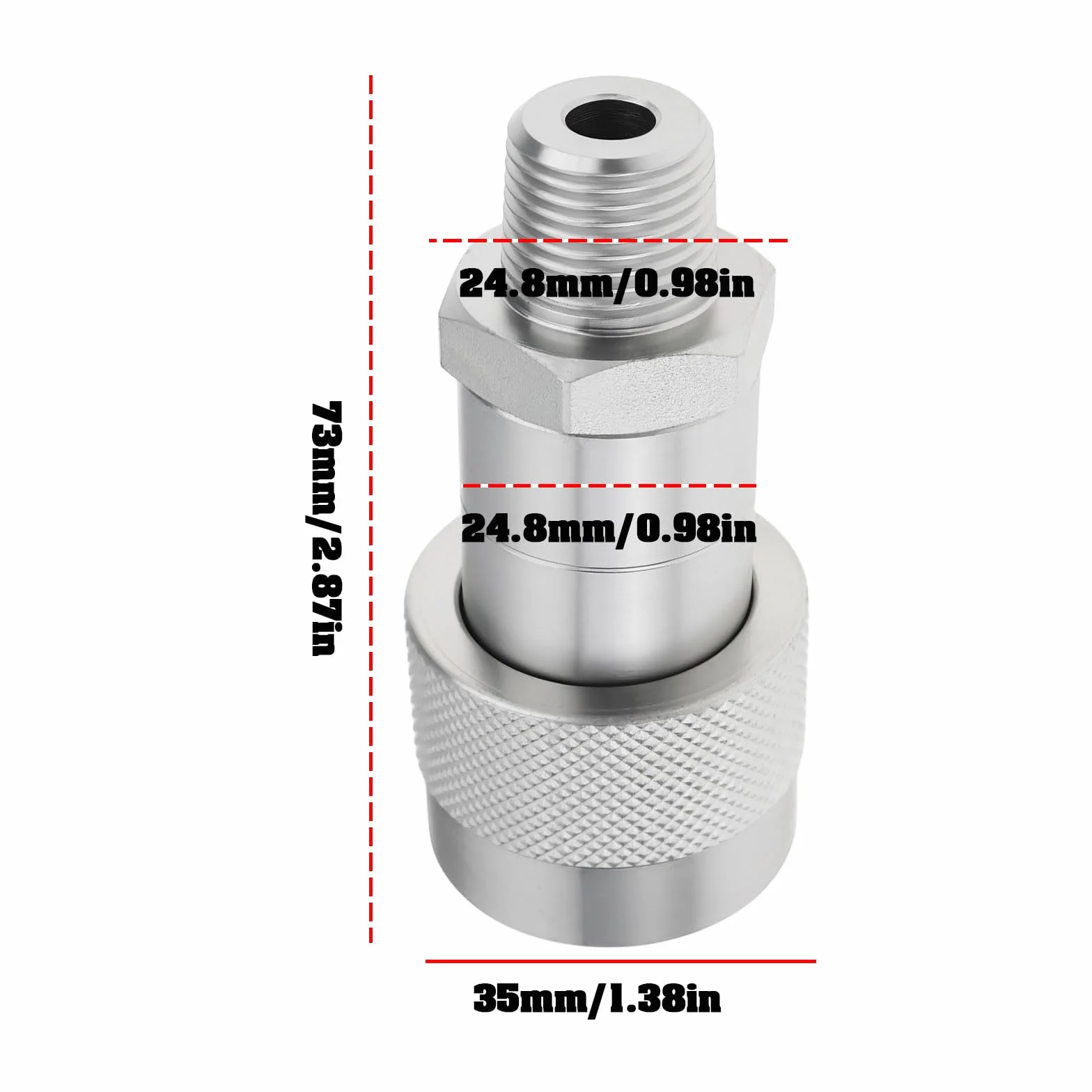 Enerpac Junta Hembra 3/8 NPT Conexión de Equipo Hidráulico CR400