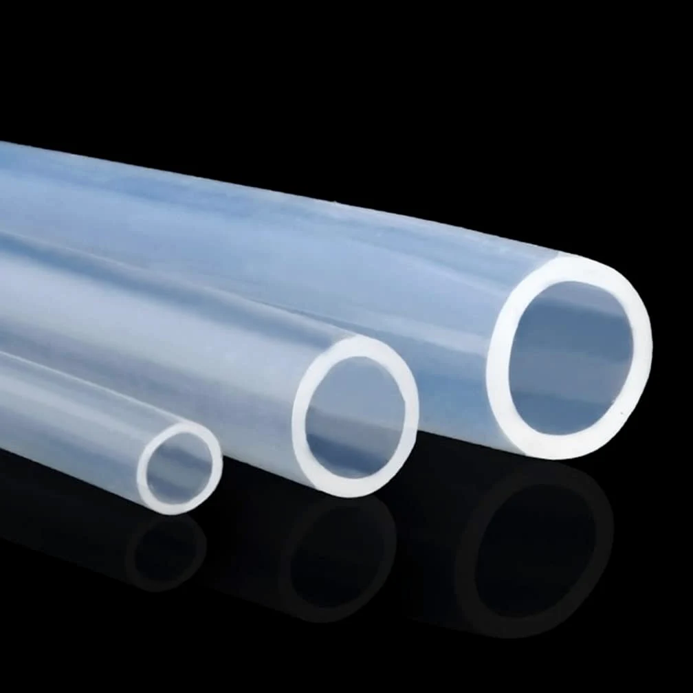 Manguera flexible de caucho de silicona, Manguera de silicona for válvula de drenaje, transparente, insípida, resistente a altas temperaturas, dispensador de agua, bomba peristáltica for uso doméstico