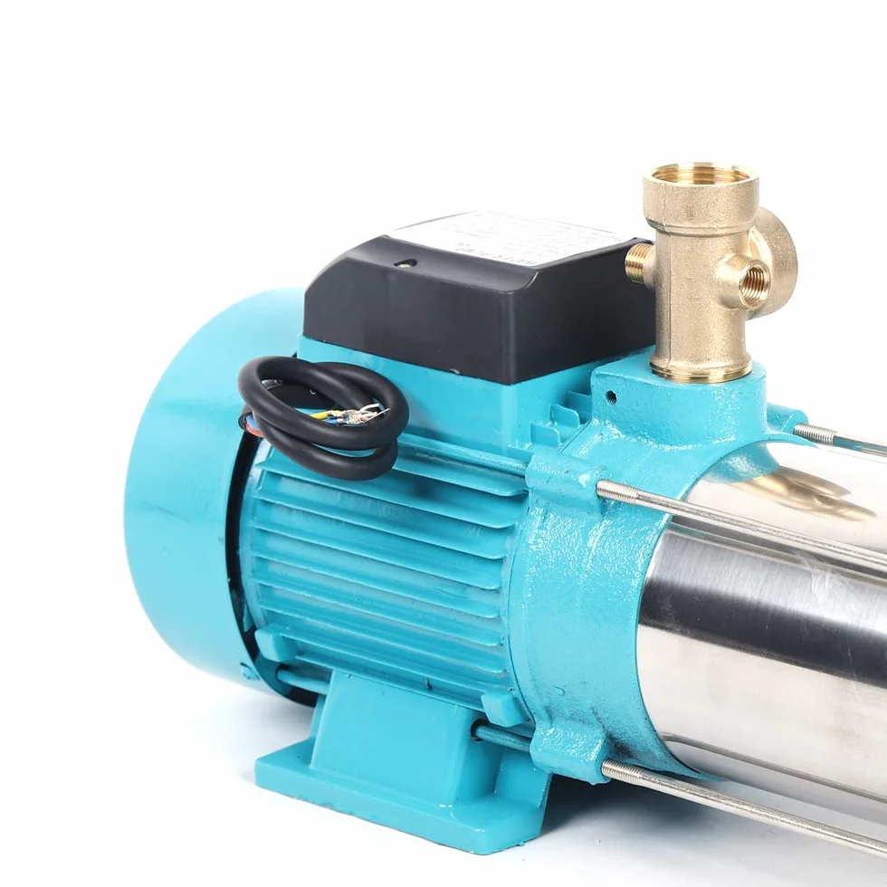 Bomba centrífuga de 1300 W, bomba de agua doméstica, bomba de jardín con manómetro e interruptor de presión, 220 V, bombas de agua para un jardín, bomba de agua eléctrica sumergible