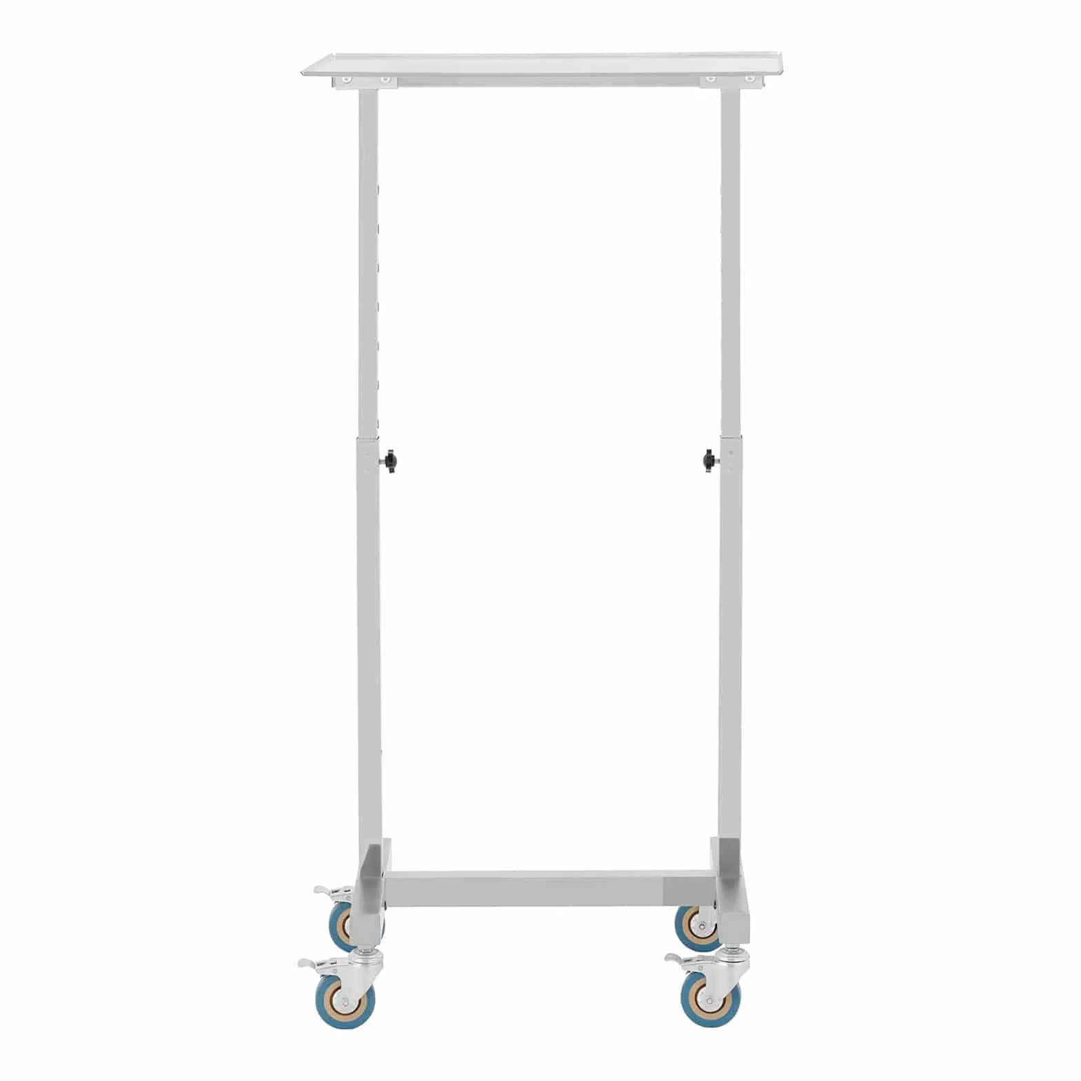 Steinberg Systems SBS-LF-151 - Mesa de instrumentos móvil (600 x 400 mm, altura regulable, 2 3 carritos de instrumentos, altura regulable, acero inoxidable)