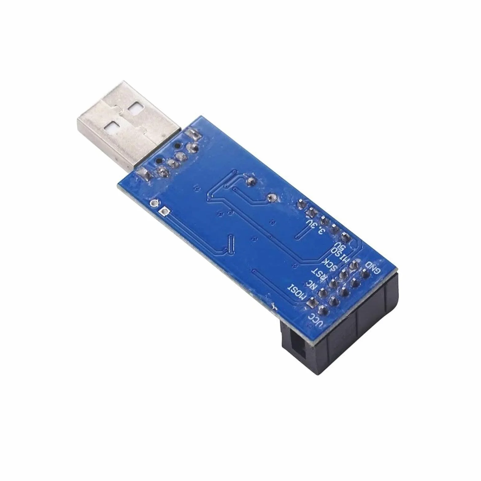 DUTTY 51 programador avr atmega8 usb - ASP descargador ISP USB de 10 Pines programador USB 3.3v 5v, con cable de 6 pulgadas de largo, compatible con el programador avr atmiga8