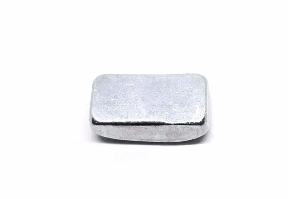 Lingote de Indio (In) de 1 onza (31 a 32 gramos) bellamente acuñado