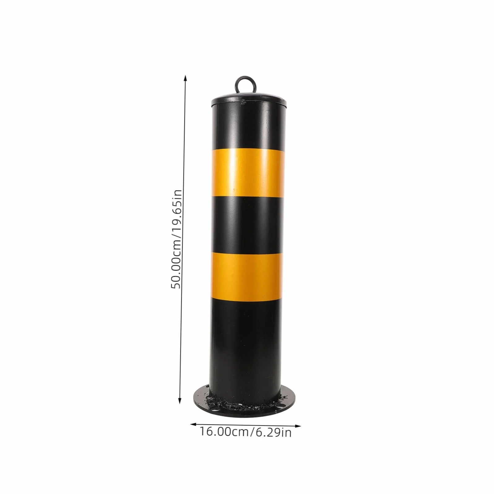 PRETYZOOM Columna de Advertencia Inoxidable Alta Poste de Seguridad para Aparcamiento