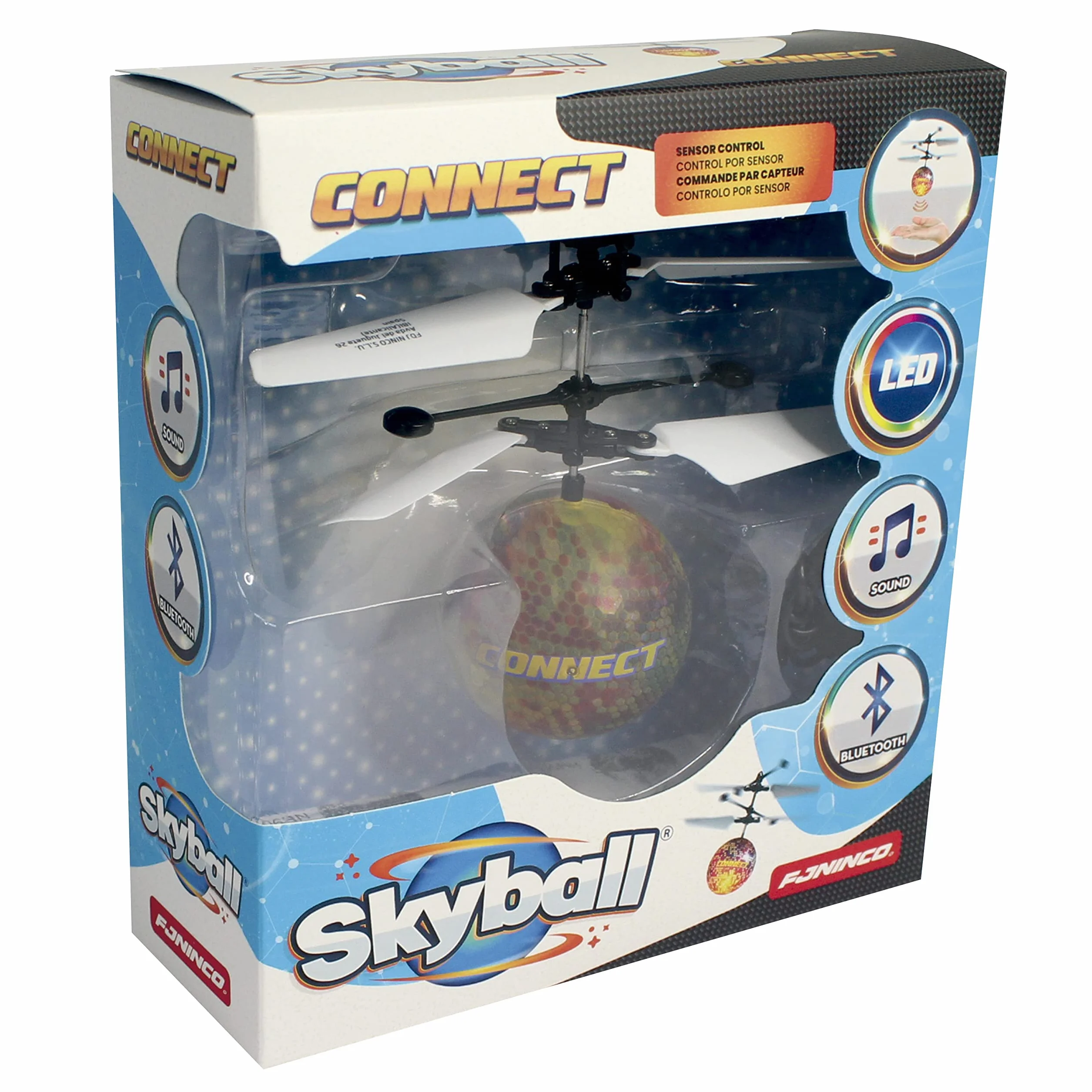 Skyball Connect Bola voladora con Luces LED Bluetooth Sensor de proximidad +8 años