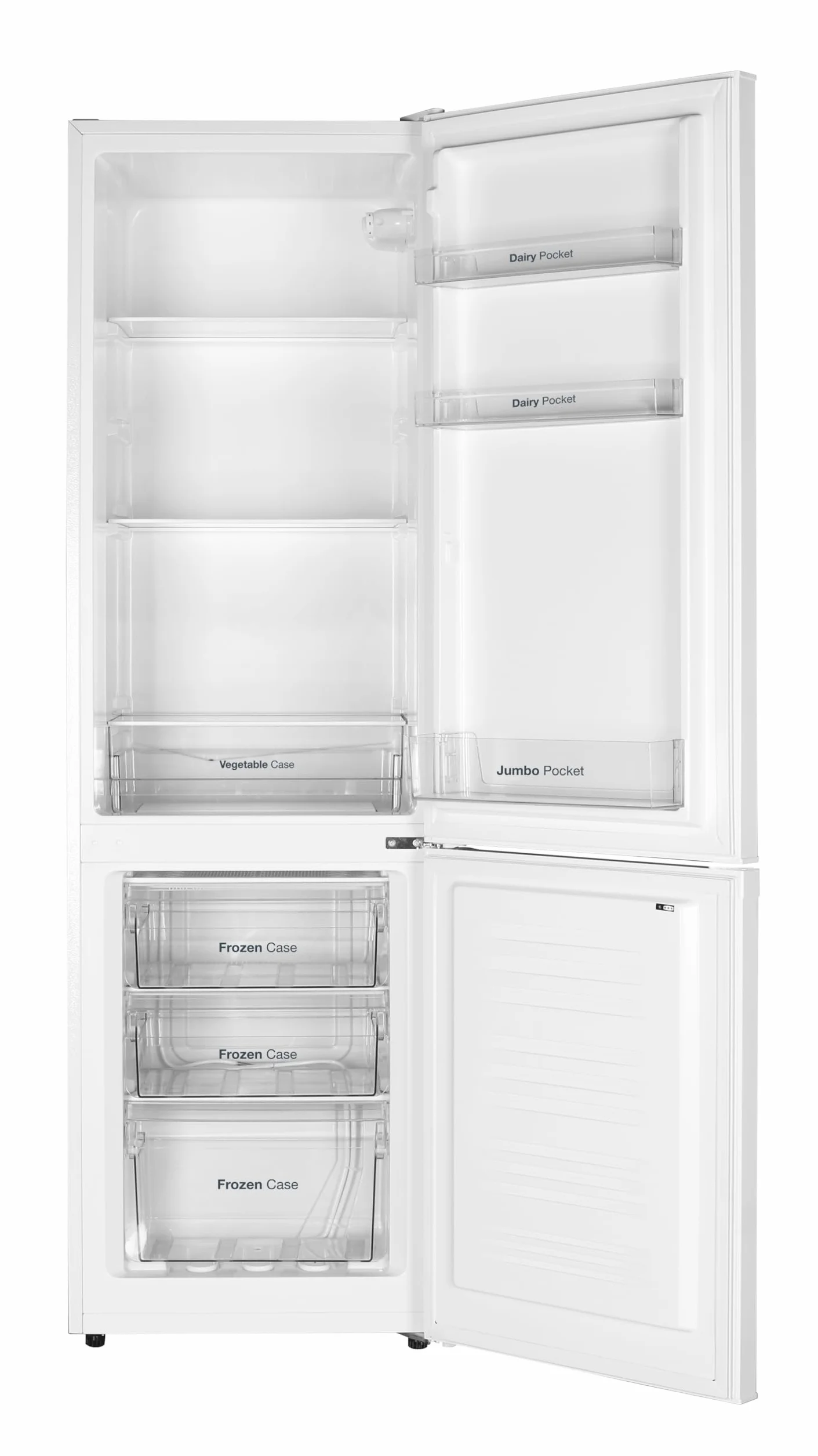 Frigorífico Combi VOK EVR-224DEW 224L 170 cm 52.5 cm Puerta Reversible 39 dB Clase E Blanco