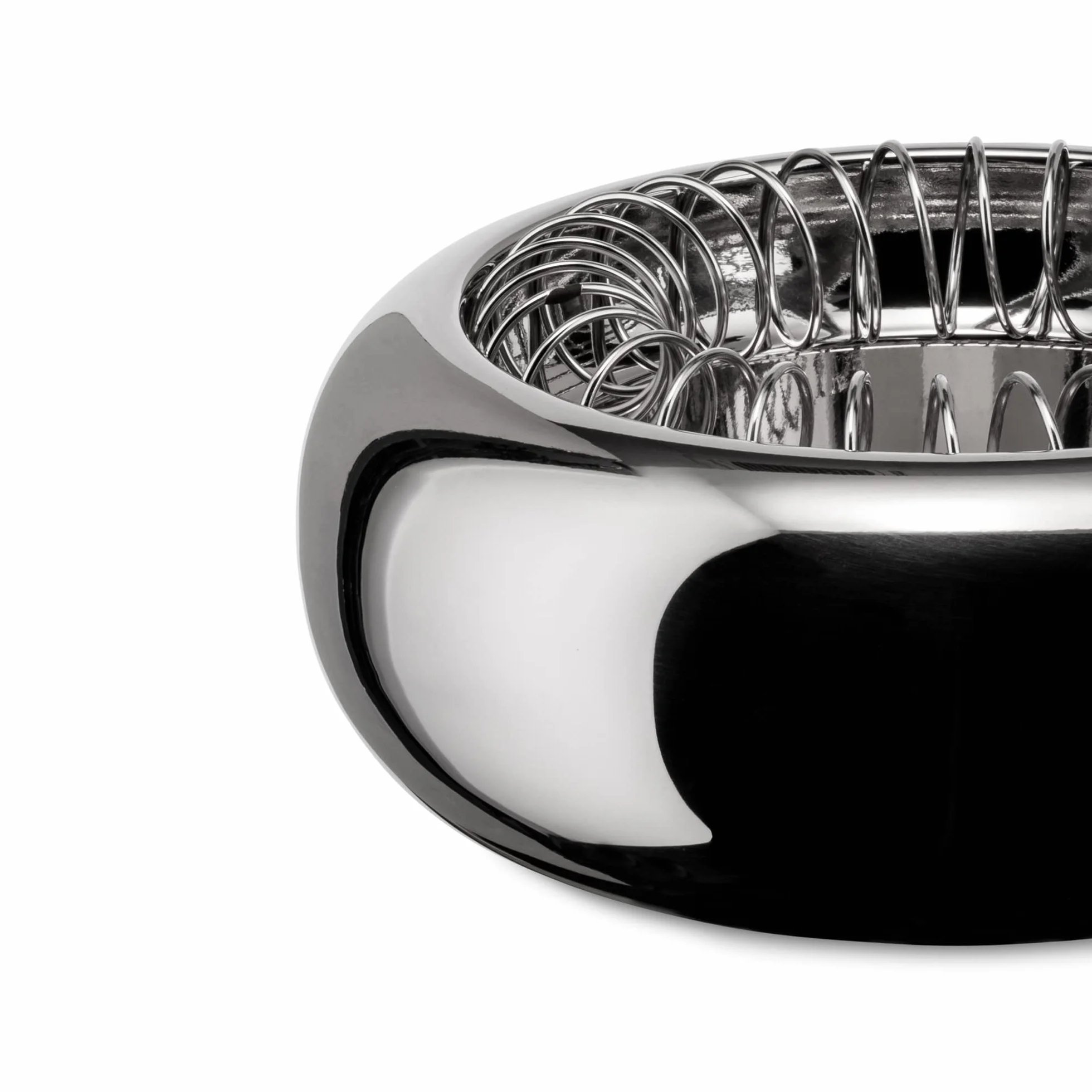 Alessi 7690 16 - Cenicero de acero, color plateado