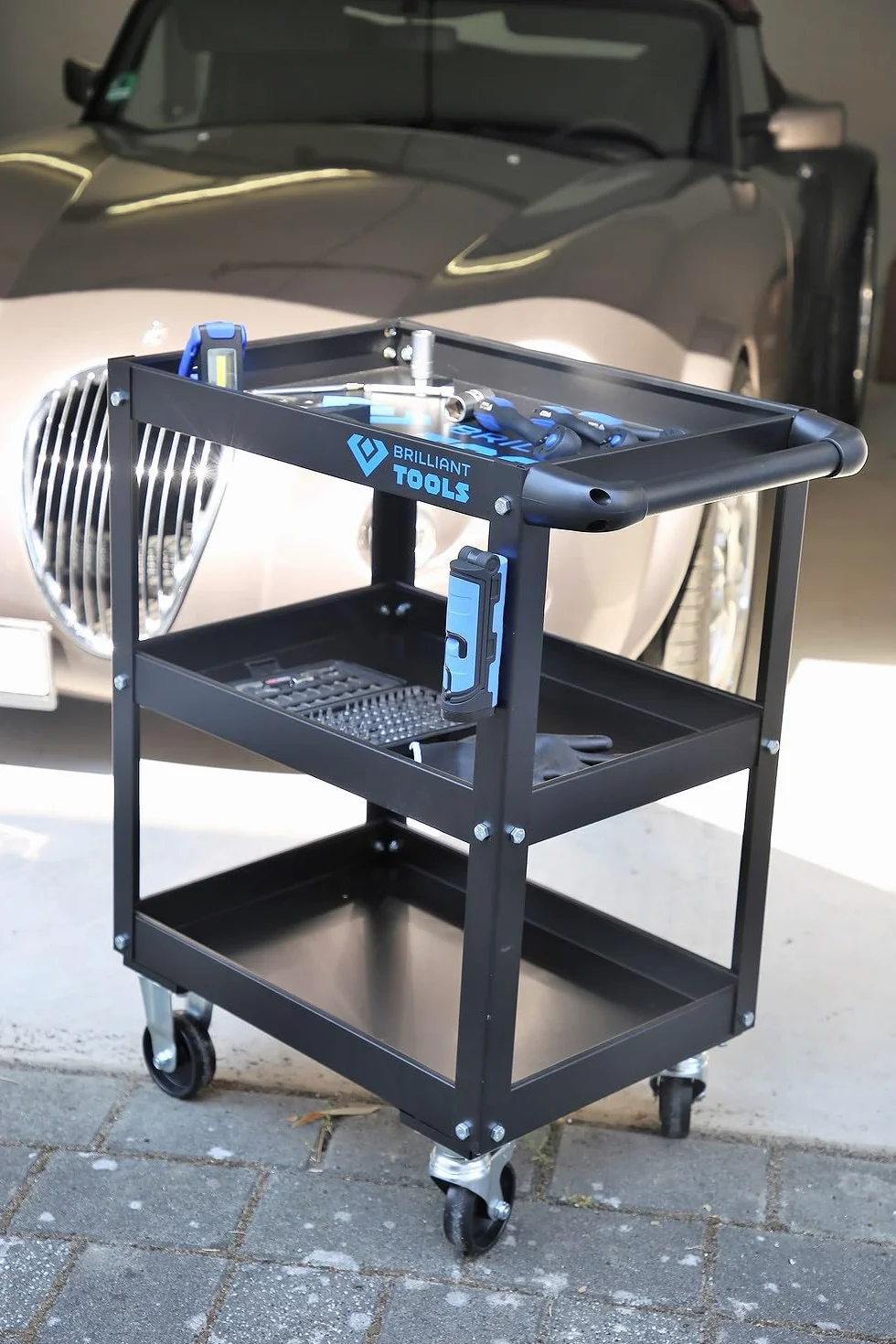 BRILLIANT TOOLS BT150900 Carro de servicio [Powered by KS TOOLS]