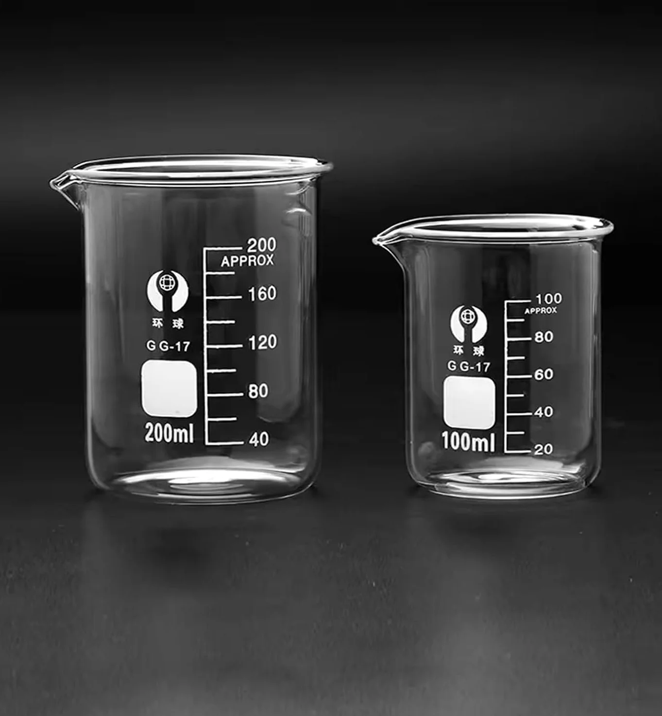Vaso medidor de vidrio resistente a altas temperaturas, capacidad de 5000 ml para uso en laboratorio, ideal para experimentos científicos y necesidades de cocina, 1 unidad