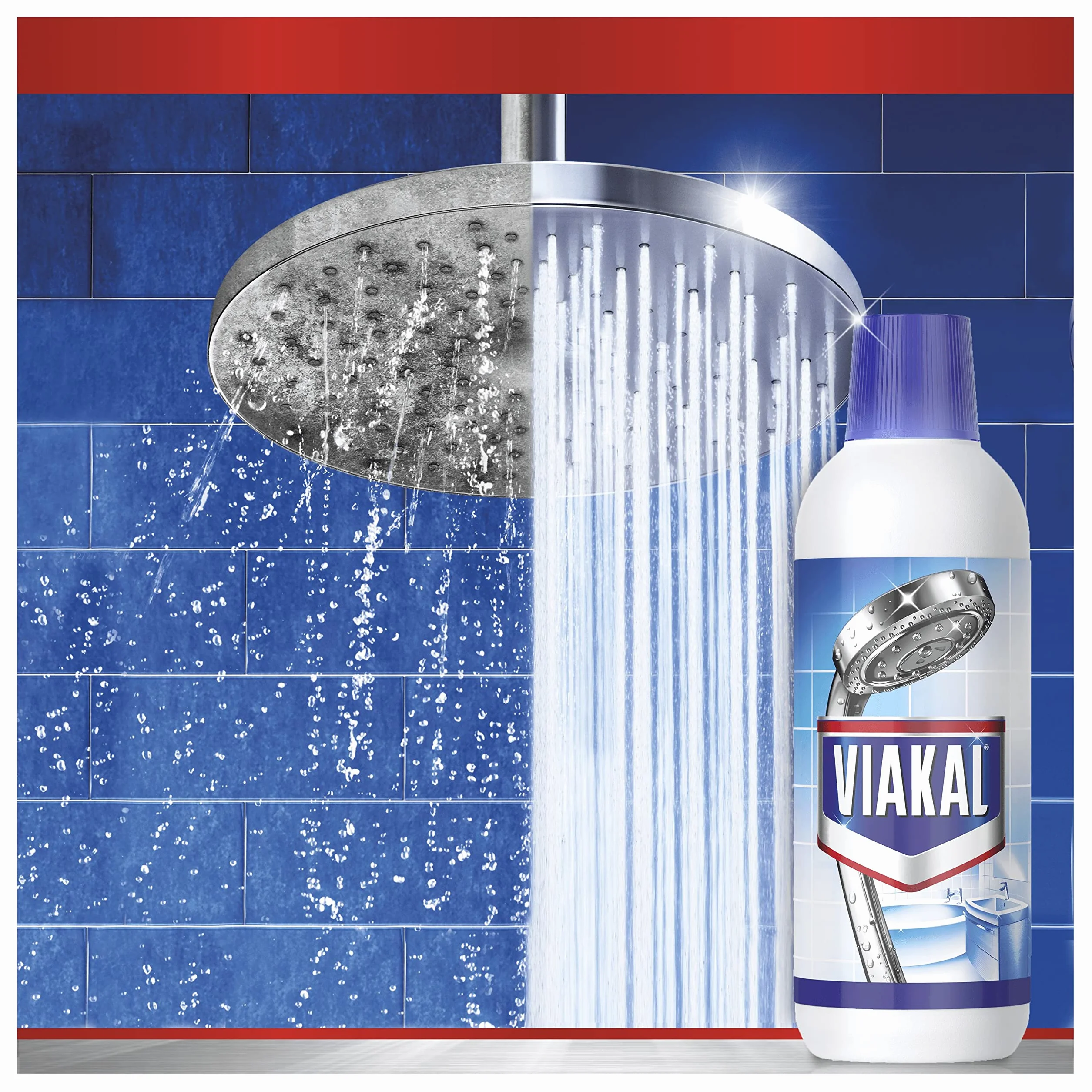 VIAKAL Clásico Líquido para Incrustaciones de Cal, 500ml, Tecnología Antigoteo