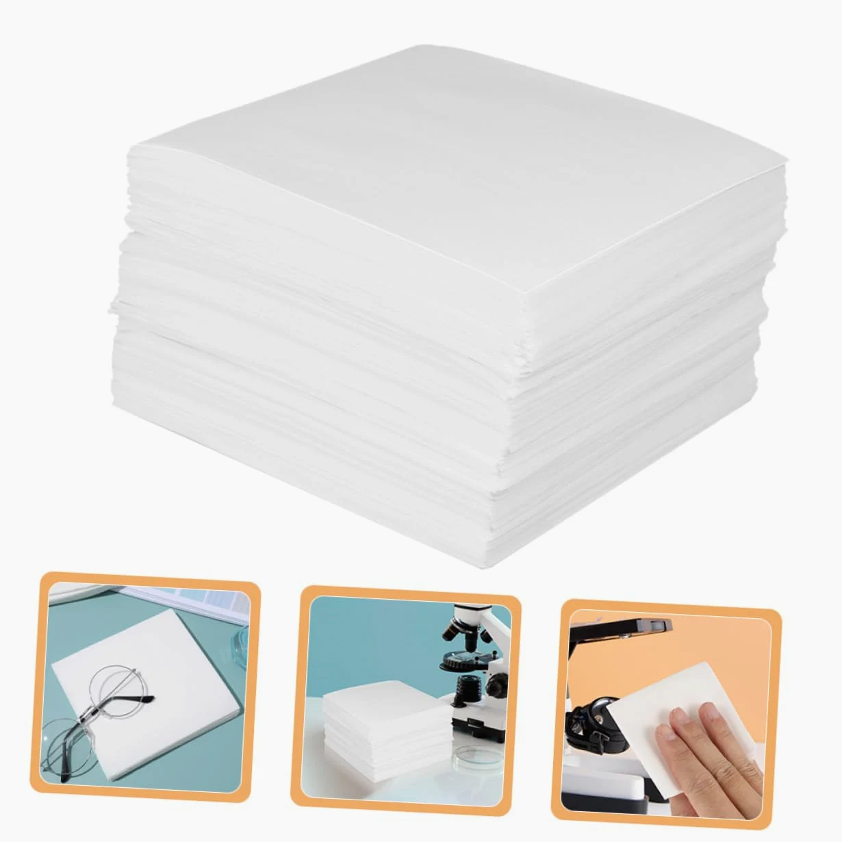TOPBATHY 3 Series De Papel Sin Polvo Limpieza Mancha Desmaquillantes Limpiadoras De Pantalla De Pantalla De Computadora Tela No Tejida 1200 Piezas*3