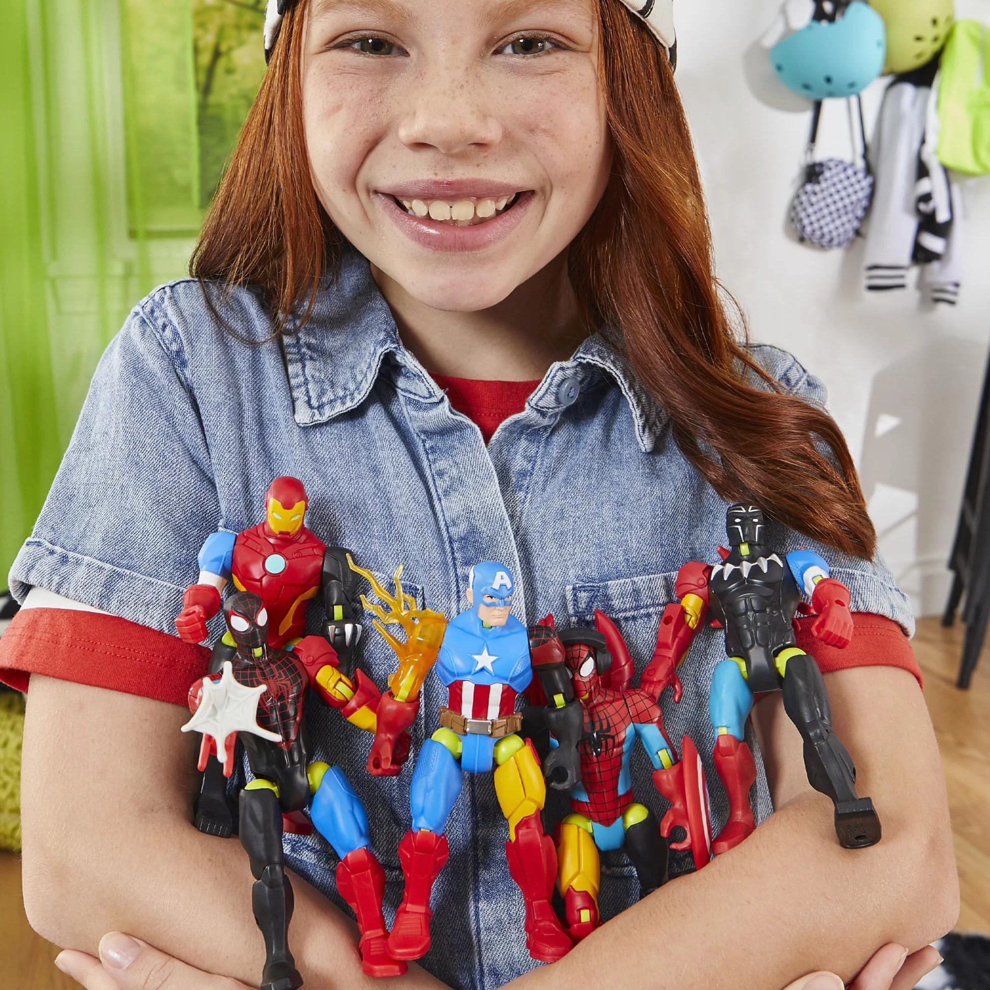 Marvel Miles Morales Spider-Man Figura Mix-and-Match y Accesorios