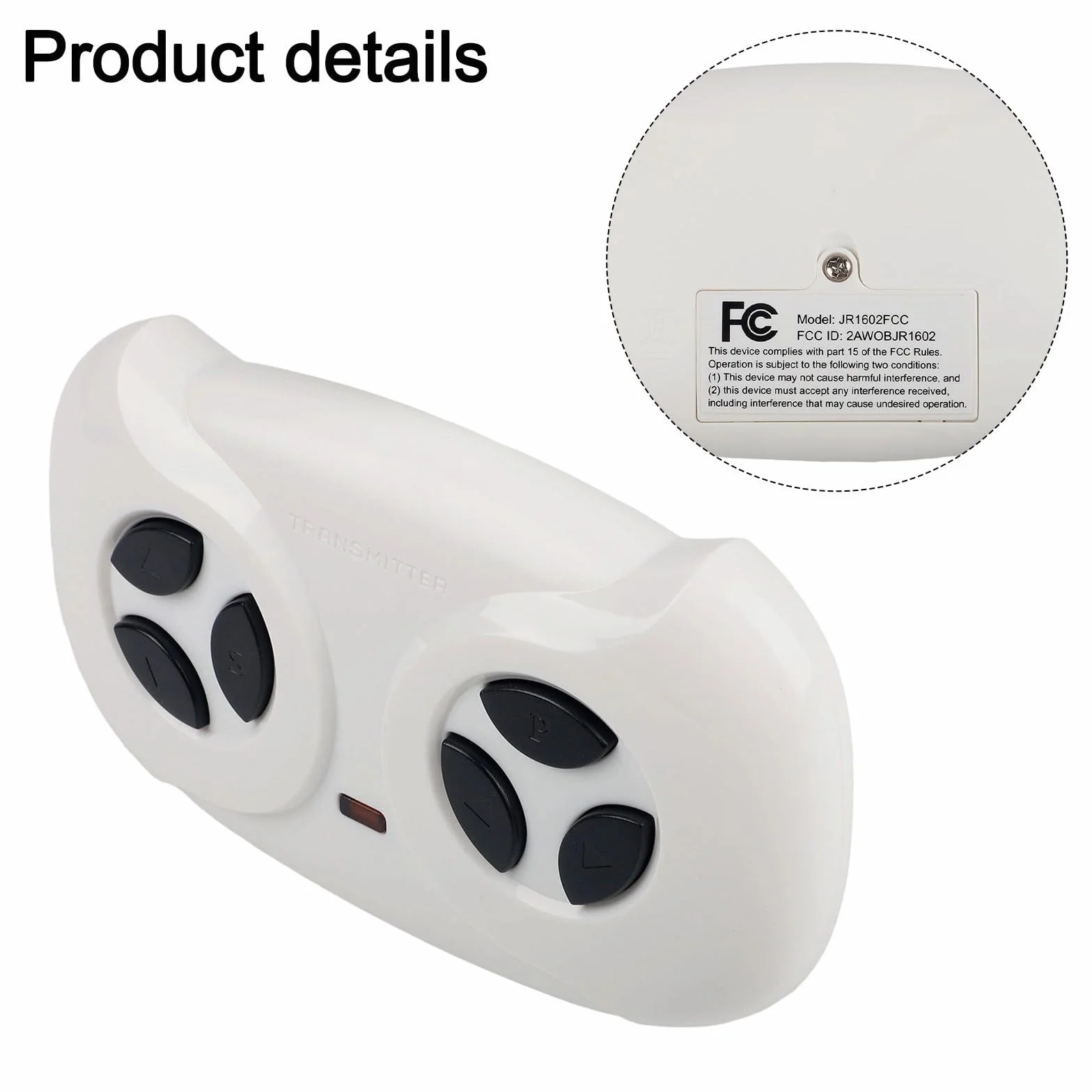 Receptor de coche eléctrico de 12 V para niños con mando a distancia de 2,4 GHz JR1625RX
