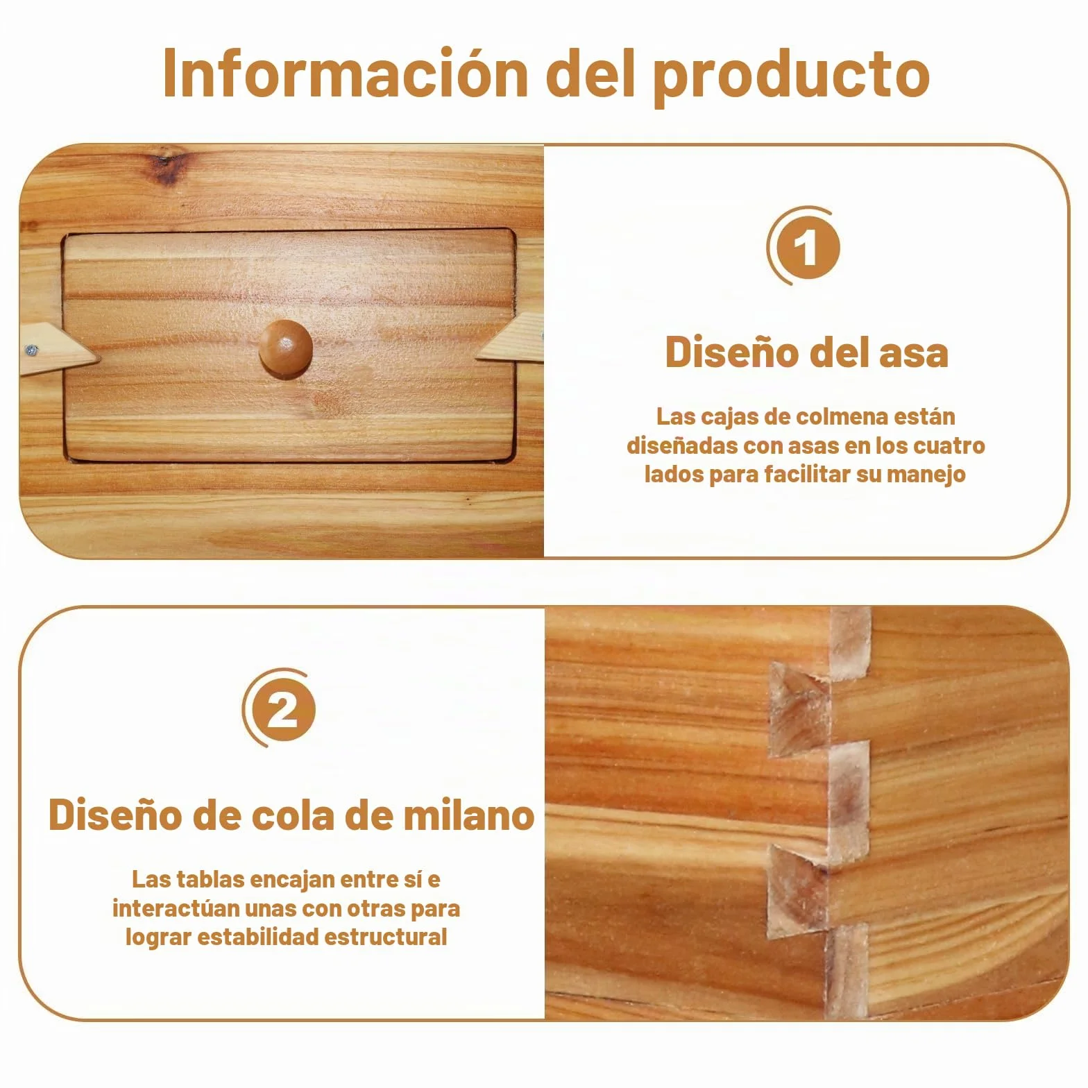 Juego de iniciación de colmena, caja de almacenamiento con 10 panales profundos, botín de madera maciza con marco de madera y base encerada, caja de colmenas, suministros sostenibles para apicultura