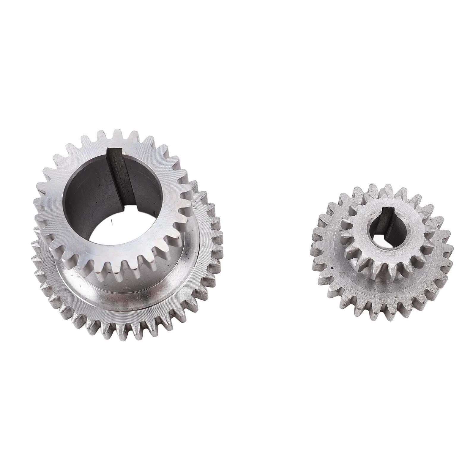 Juego de Engranajes de Torno de Metal, Engranaje Duplicado Fijo T37 T27 con Deslizante T26 T16 para Mini Torno 0618 7x12 7x14