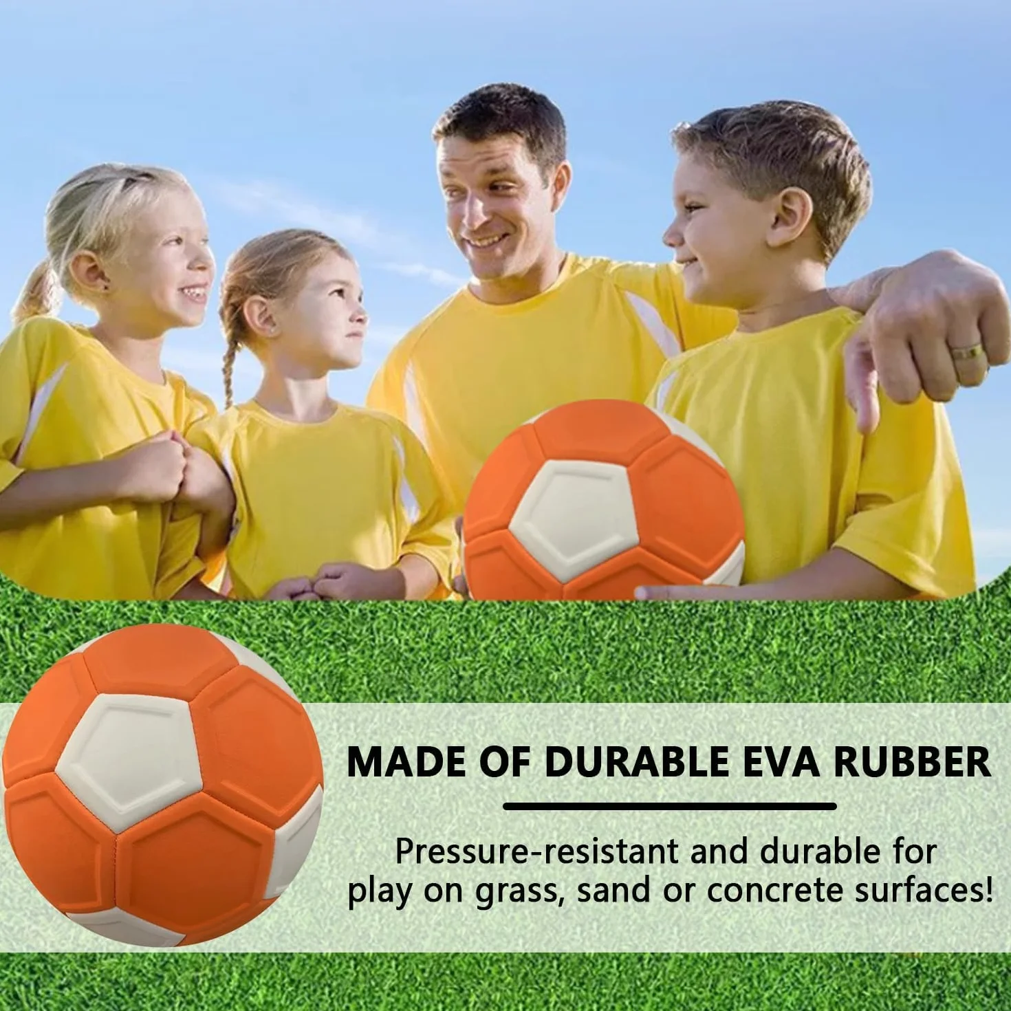 Balón Fútbol Curvas Efectos Goma EVA 22 cm Regalo Niños Juegos Exterior Interior