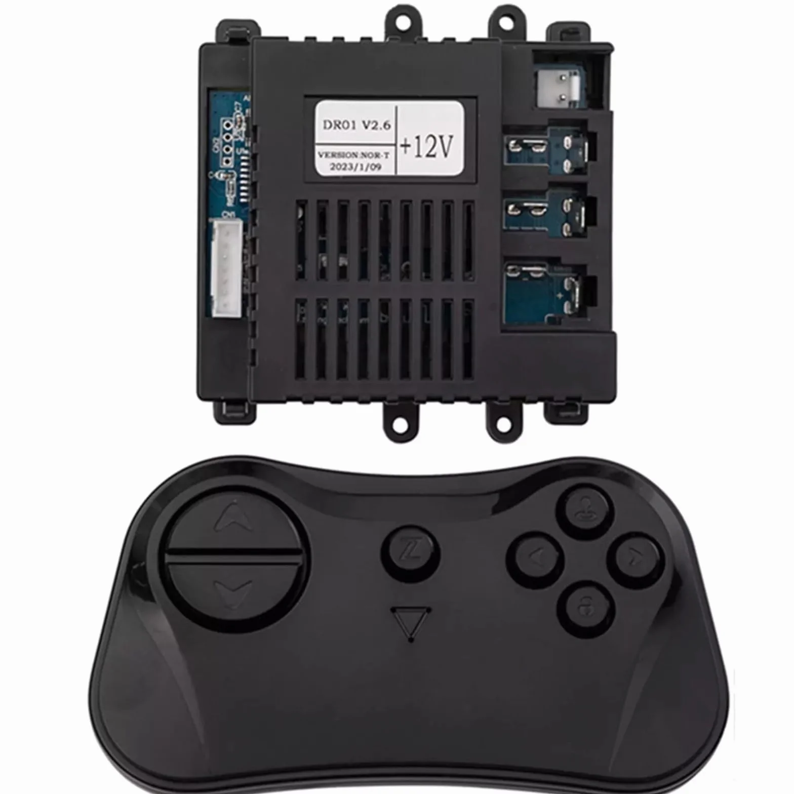 DR01 V2.6 Receptor de coche eléctrico para niños 12V 2,4 GHz ABS