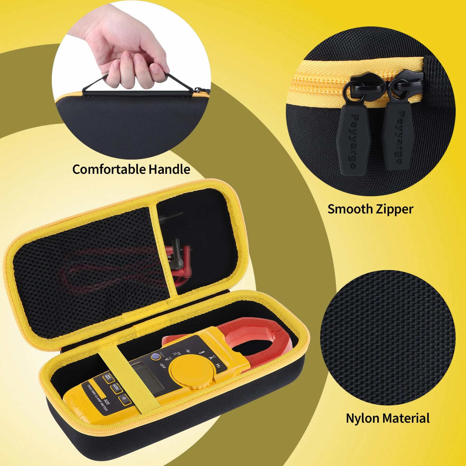 Duro Protectora Funda Compatible con Fluke 323 324 325 302 303 305 Multímetro