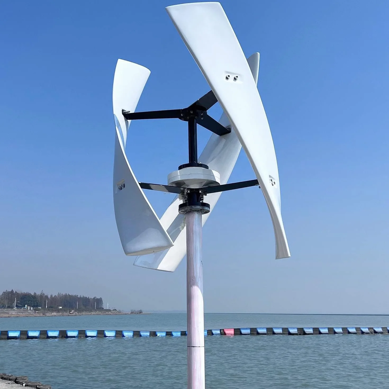 Turbina Eólica Vertical de Levitación Magnética 6000W, Generador de Viento para Barco Doméstico 48V