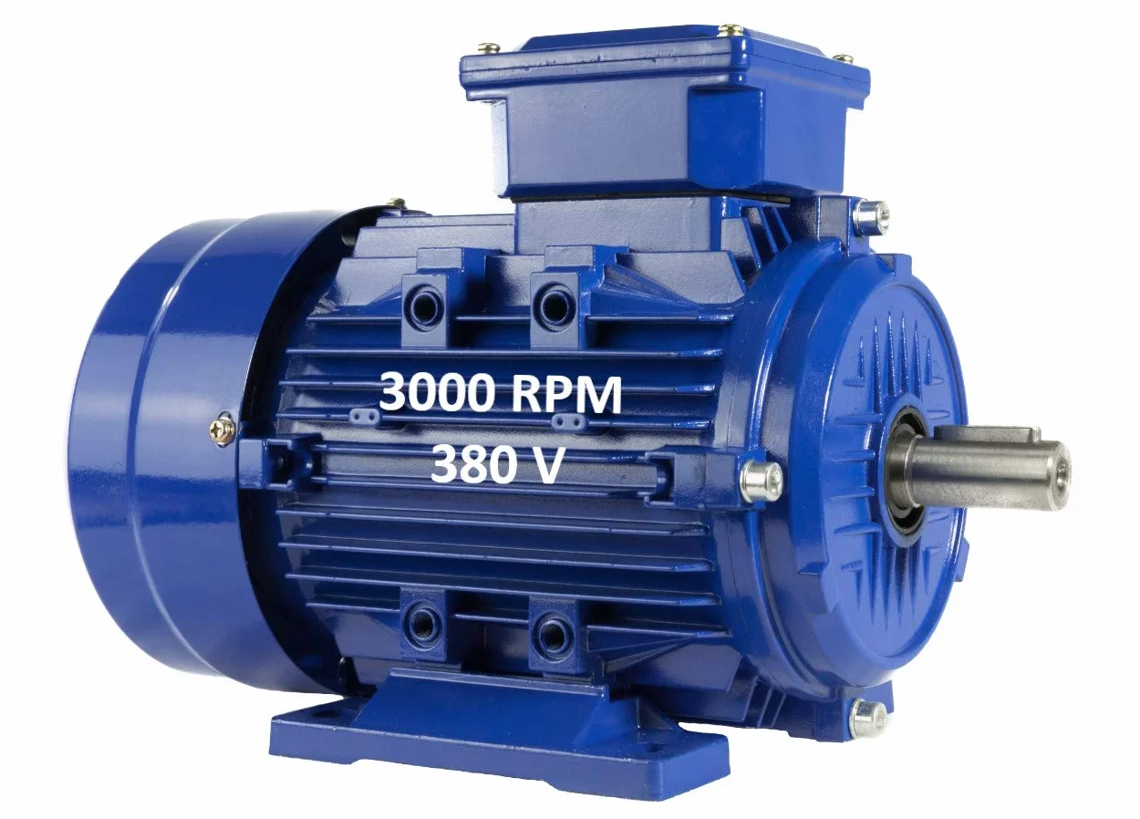 MOTOR ELECTRICO TRIFASICO 0,18KW / 0,25CV 220 / 380V 3000RPM B3 (PATAS) TAMAÑO 63 - EJE 11mm ALREN